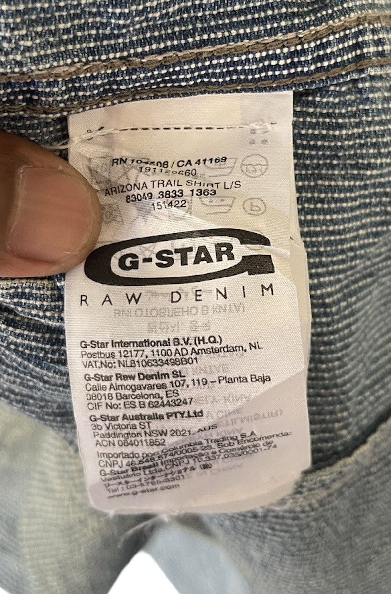 G-Star G-STAR RAW SHIRT BUTTON UP Size US L / EU 52-54 / 3 - 4 Thumbnail
