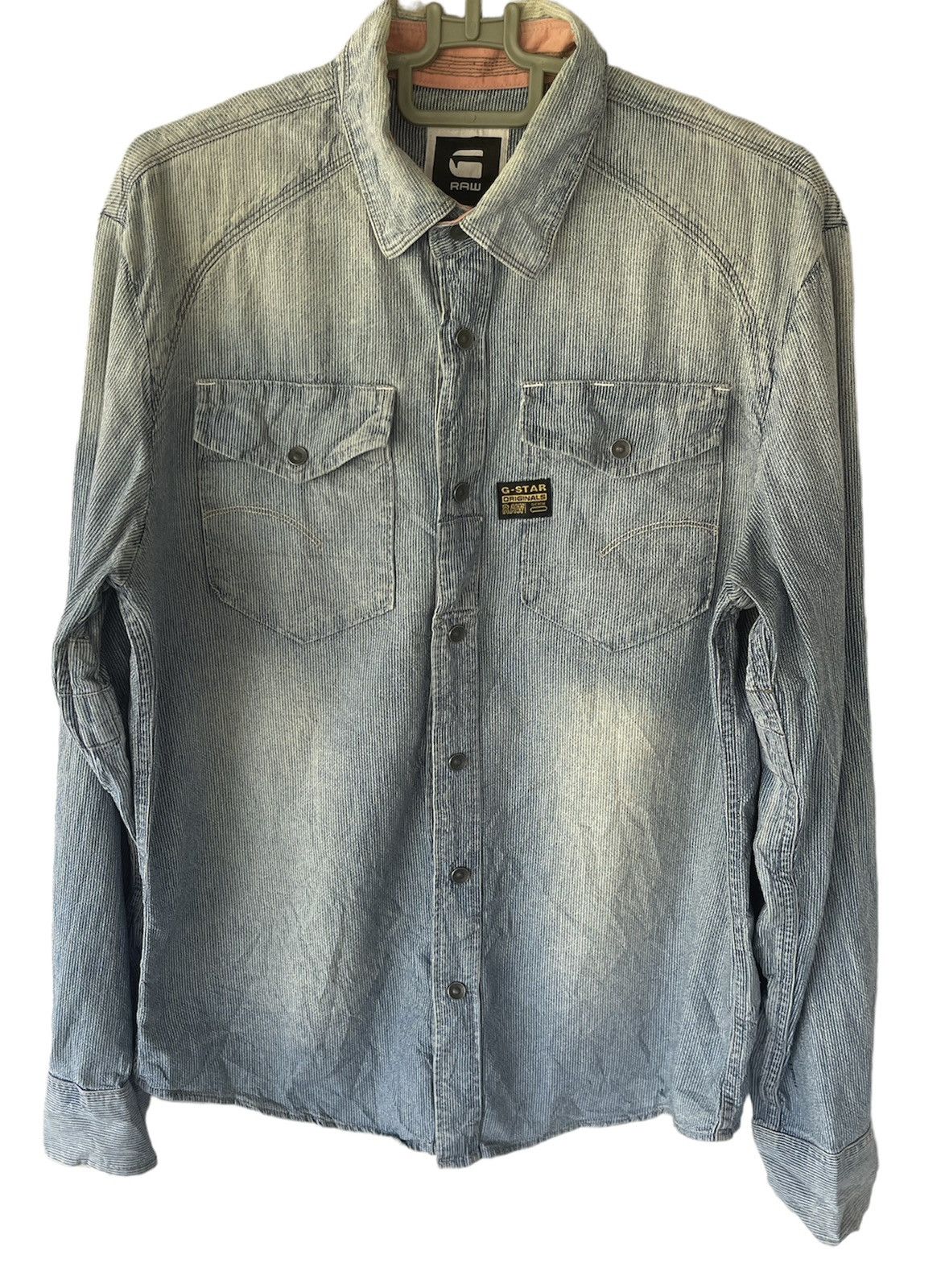 G-Star G-STAR RAW SHIRT BUTTON UP Size US L / EU 52-54 / 3 - 2 Thumbnail