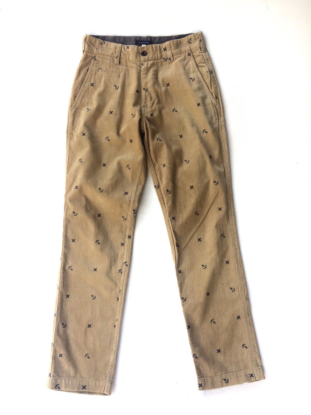 URBAN RESEARCH DOORS Japanese Brand Urban Research Cordroy Overprint Casual Pant Size US 30 / EU 46 - 1 Thumbnail