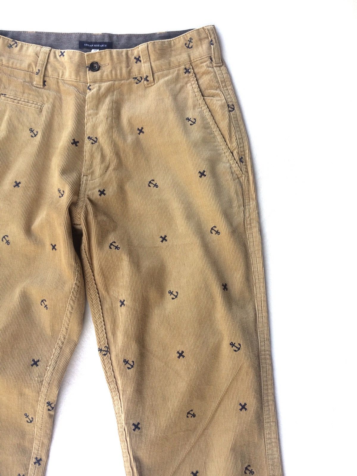 URBAN RESEARCH DOORS Japanese Brand Urban Research Cordroy Overprint Casual Pant Size US 30 / EU 46 - 5 Thumbnail