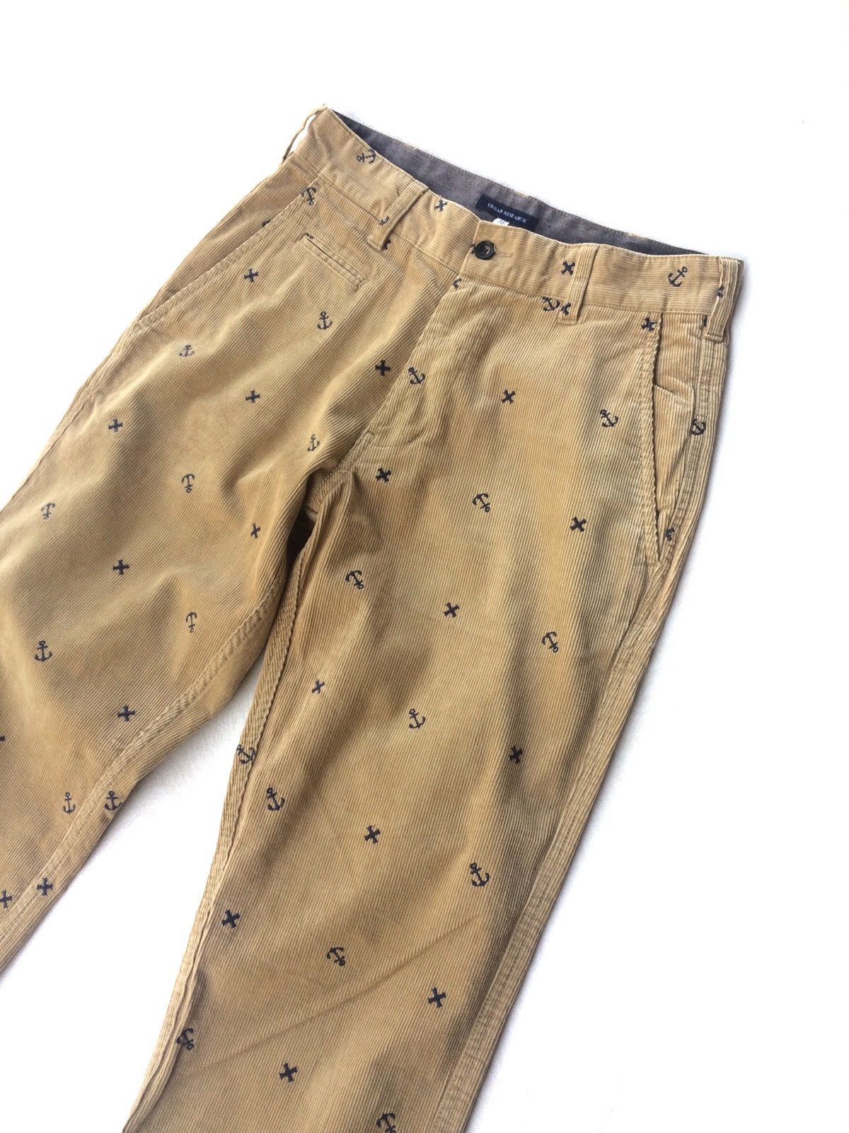 URBAN RESEARCH DOORS Japanese Brand Urban Research Cordroy Overprint Casual Pant Size US 30 / EU 46 - 4 Thumbnail