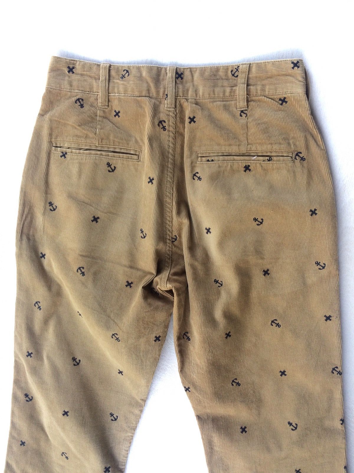 URBAN RESEARCH DOORS Japanese Brand Urban Research Cordroy Overprint Casual Pant Size US 30 / EU 46 - 10 Thumbnail