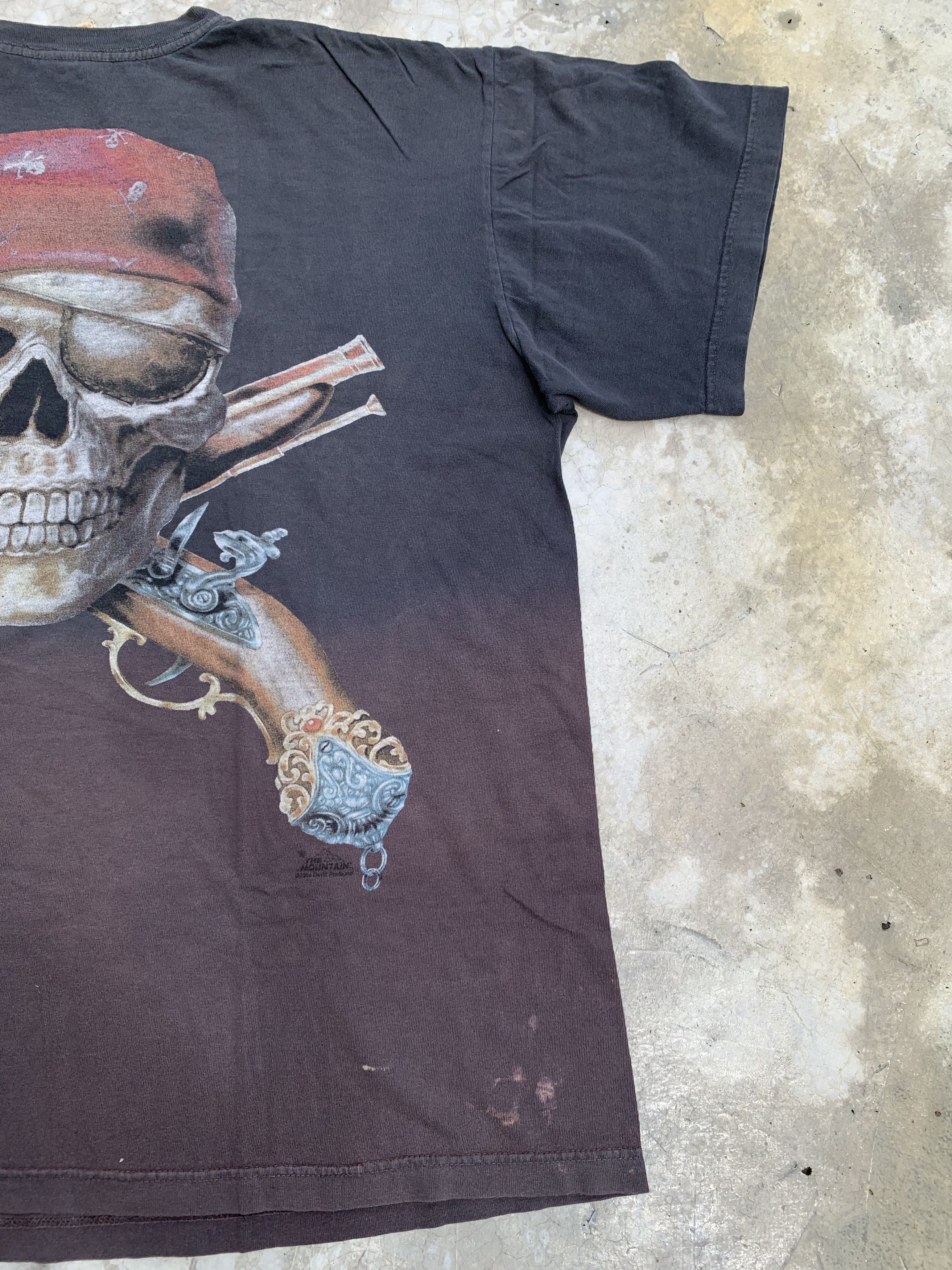 The Mountain Vintage Gradient Sunfaded Pirate Skull by The Mountain Size US XL / EU 56 / 4 - 11 Thumbnail