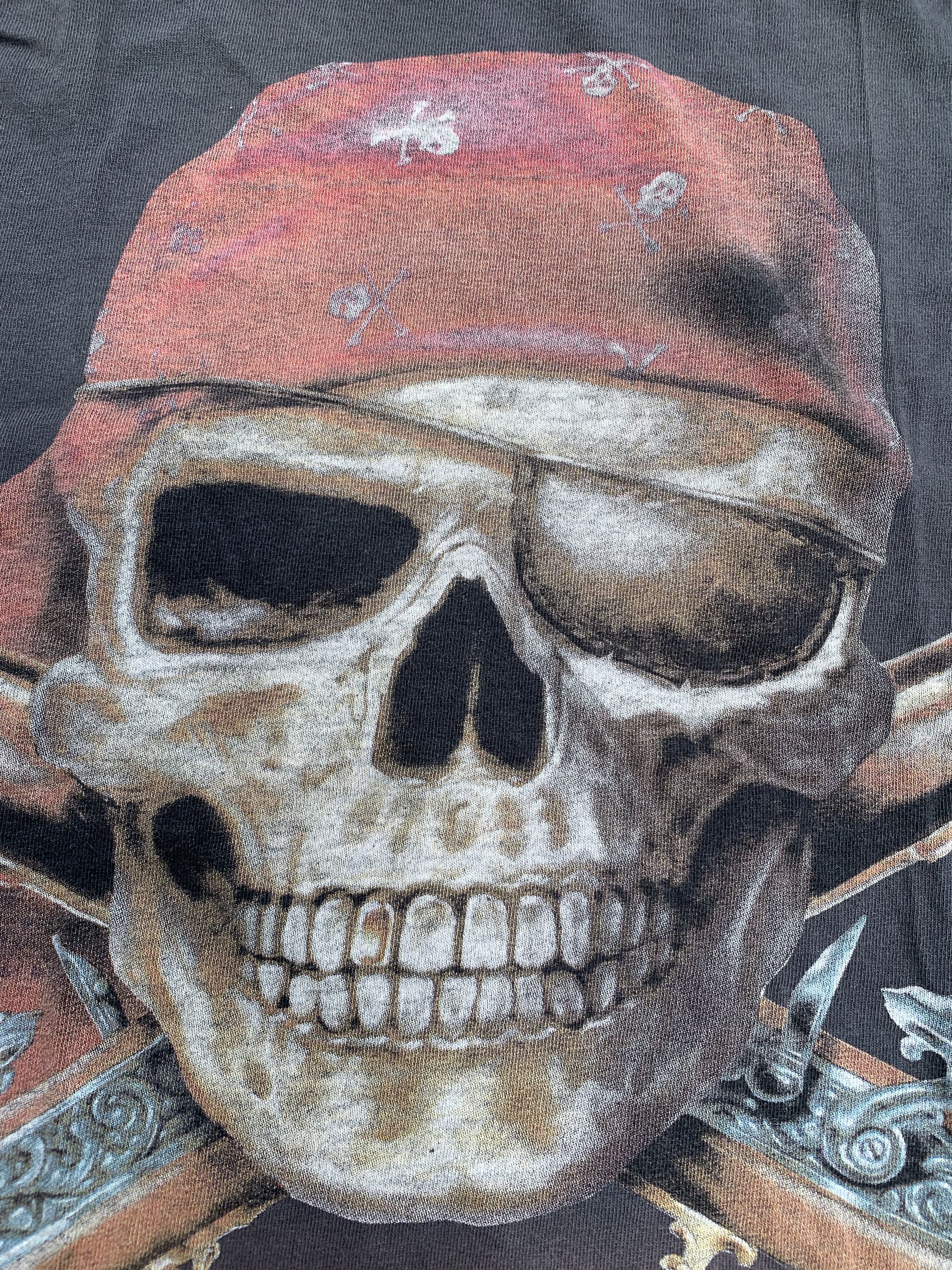 The Mountain Vintage Gradient Sunfaded Pirate Skull by The Mountain Size US XL / EU 56 / 4 - 13 Thumbnail