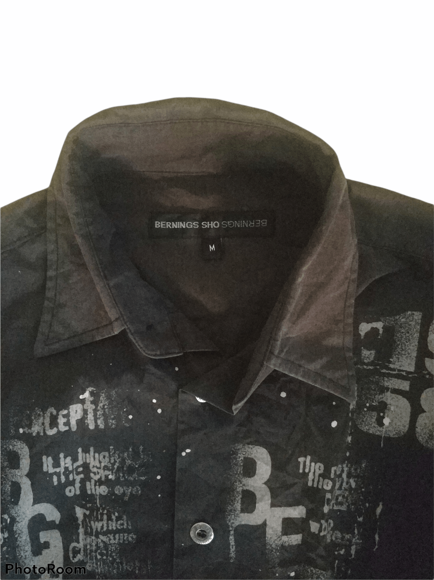 If Six Was Nine 🔥Paint Splatter Bernings Sho Button Shirt Size US S / EU 44-46 / 1 - 6 Thumbnail