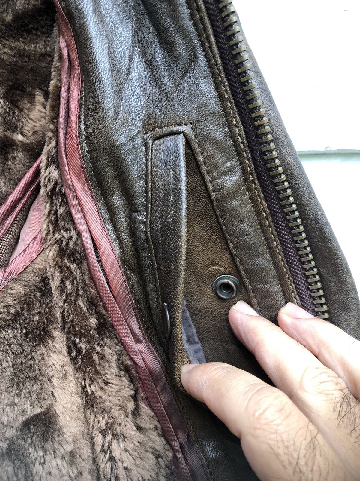 Genuine Leather × Vintage Us Armed Forces Aviator Jacket Leather By Aero Craft M.F.G Size US S / EU 44-46 / 1 - 11 Thumbnail