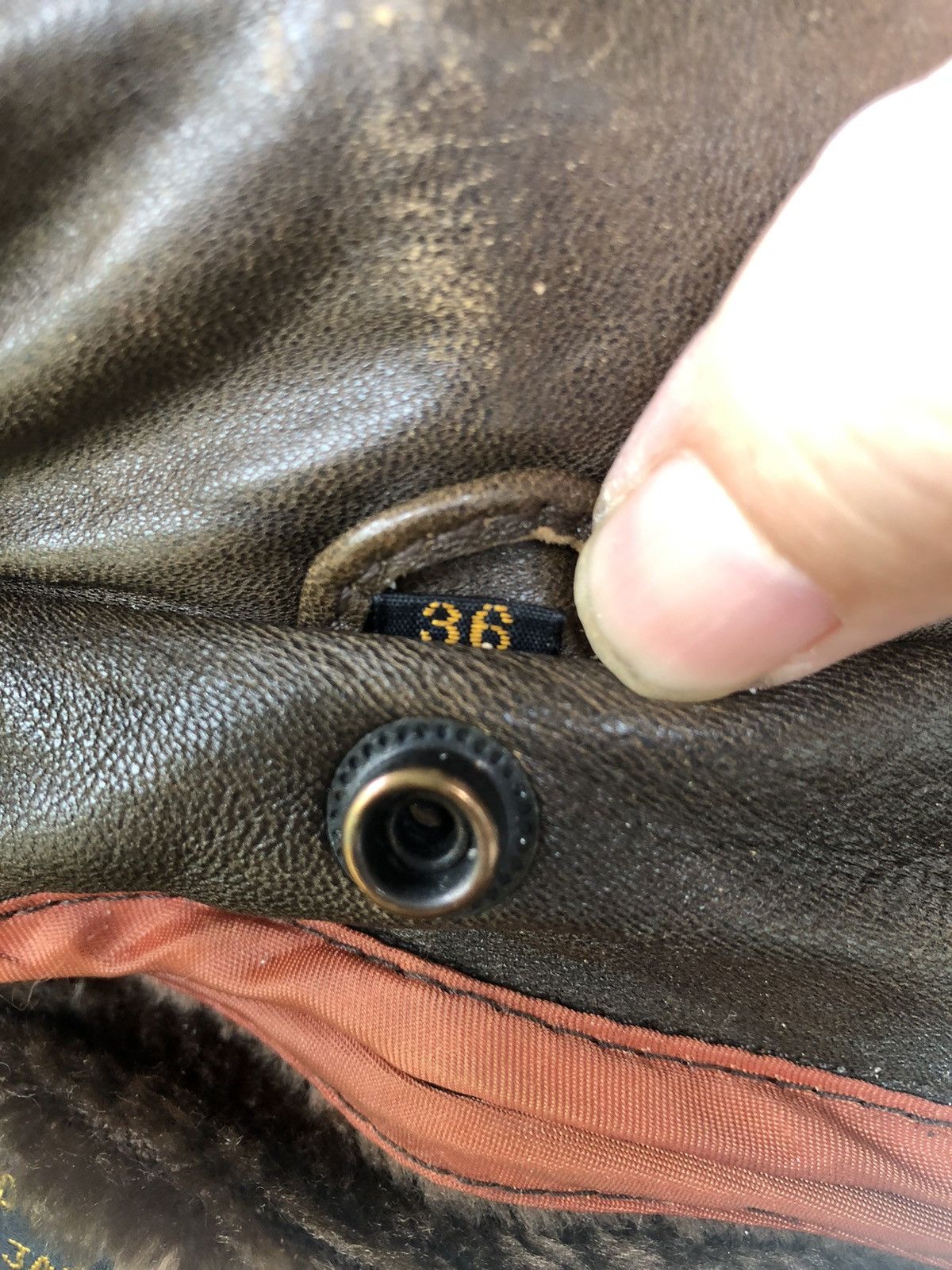 Genuine Leather × Vintage Us Armed Forces Aviator Jacket Leather By Aero Craft M.F.G Size US S / EU 44-46 / 1 - 13 Thumbnail