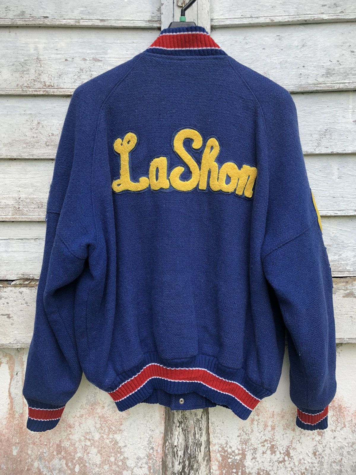 Vintage Houston Sportwear La Shon Wool Varsity Jacket Size US M / EU 48-50 / 2 - 3 Thumbnail