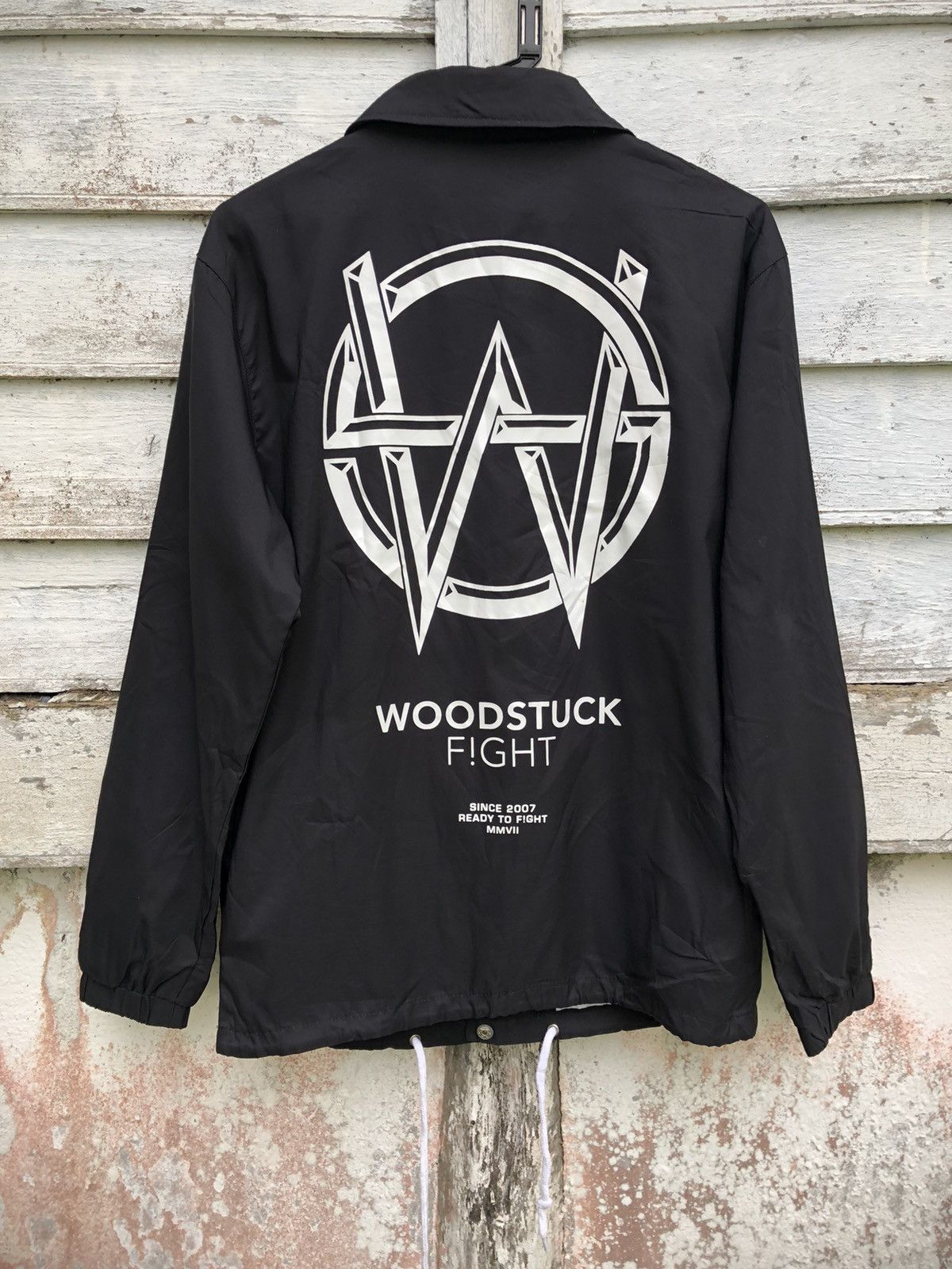 Japanese Brand Woodstuck Fight Coach Jacket Size US M / EU 48-50 / 2 - 2 Thumbnail