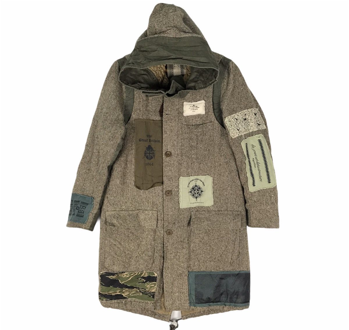 Japanese Brand Rare Do-Le project x And A parka fishtail patch logo jacket Size US M / EU 48-50 / 2 - 2 Thumbnail