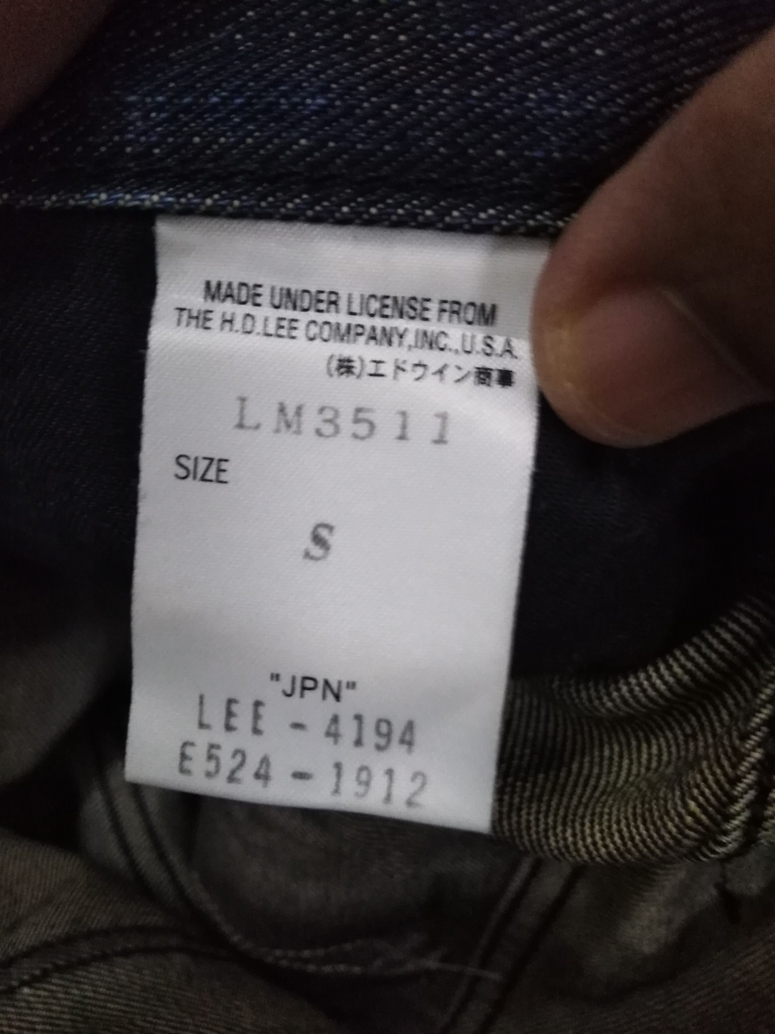 Lee Vintage Made In Japan Rusty Faded Denim Lee Riders Size US 31 - 20 Thumbnail