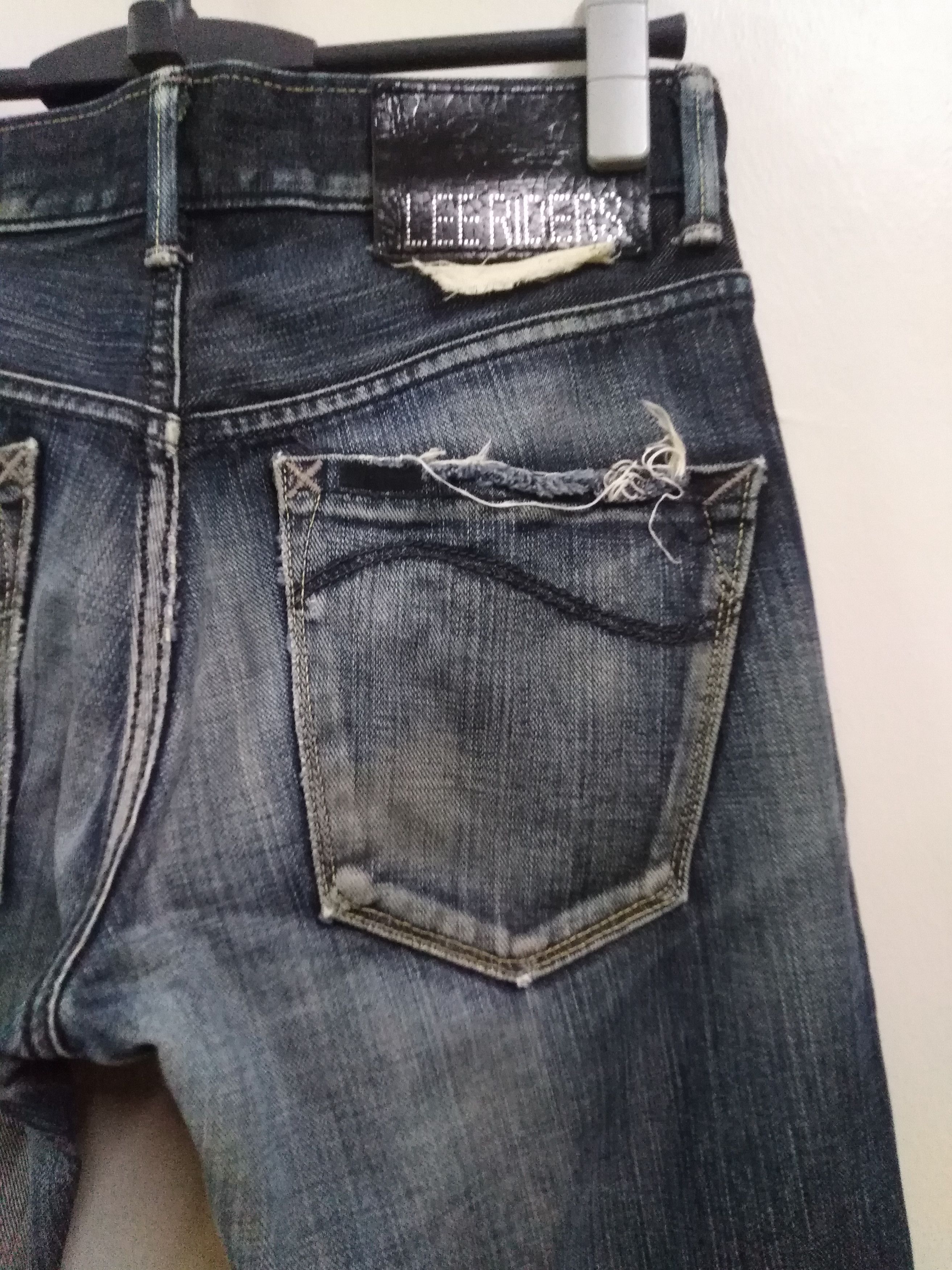 Lee Vintage Made In Japan Rusty Faded Denim Lee Riders Size US 31 - 11 Thumbnail