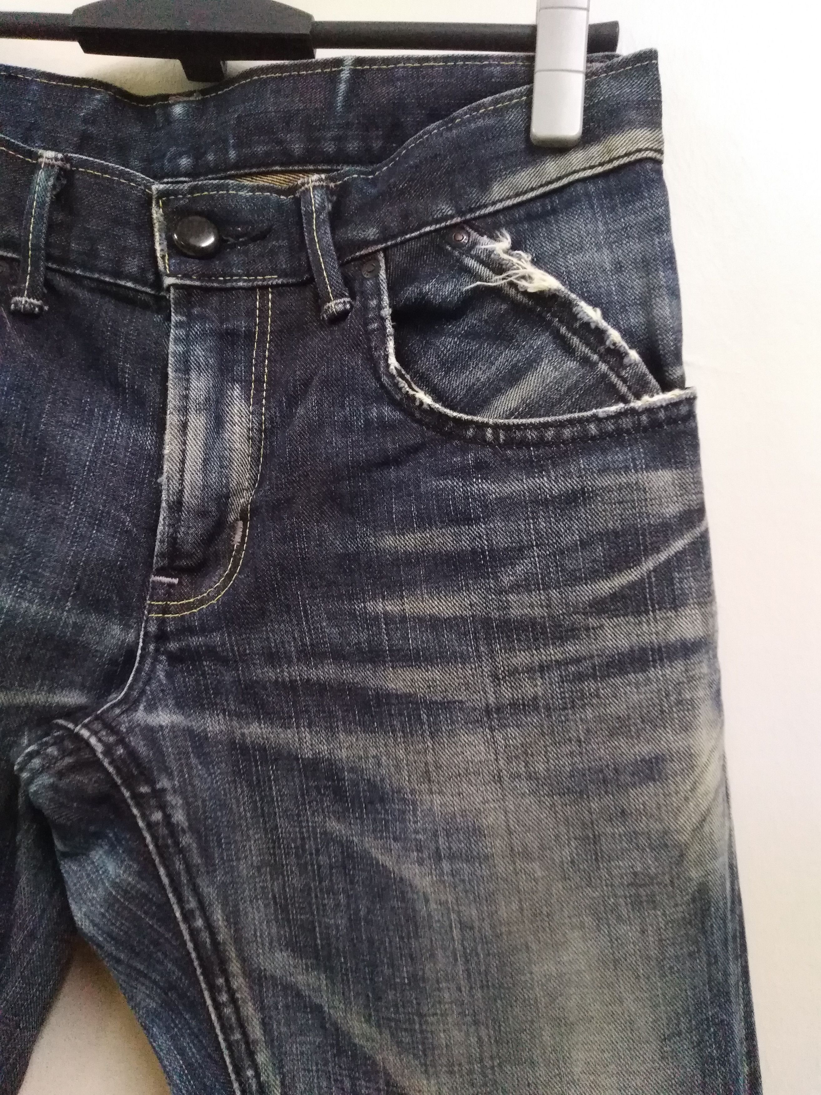 Lee Vintage Made In Japan Rusty Faded Denim Lee Riders Size US 31 - 3 Thumbnail