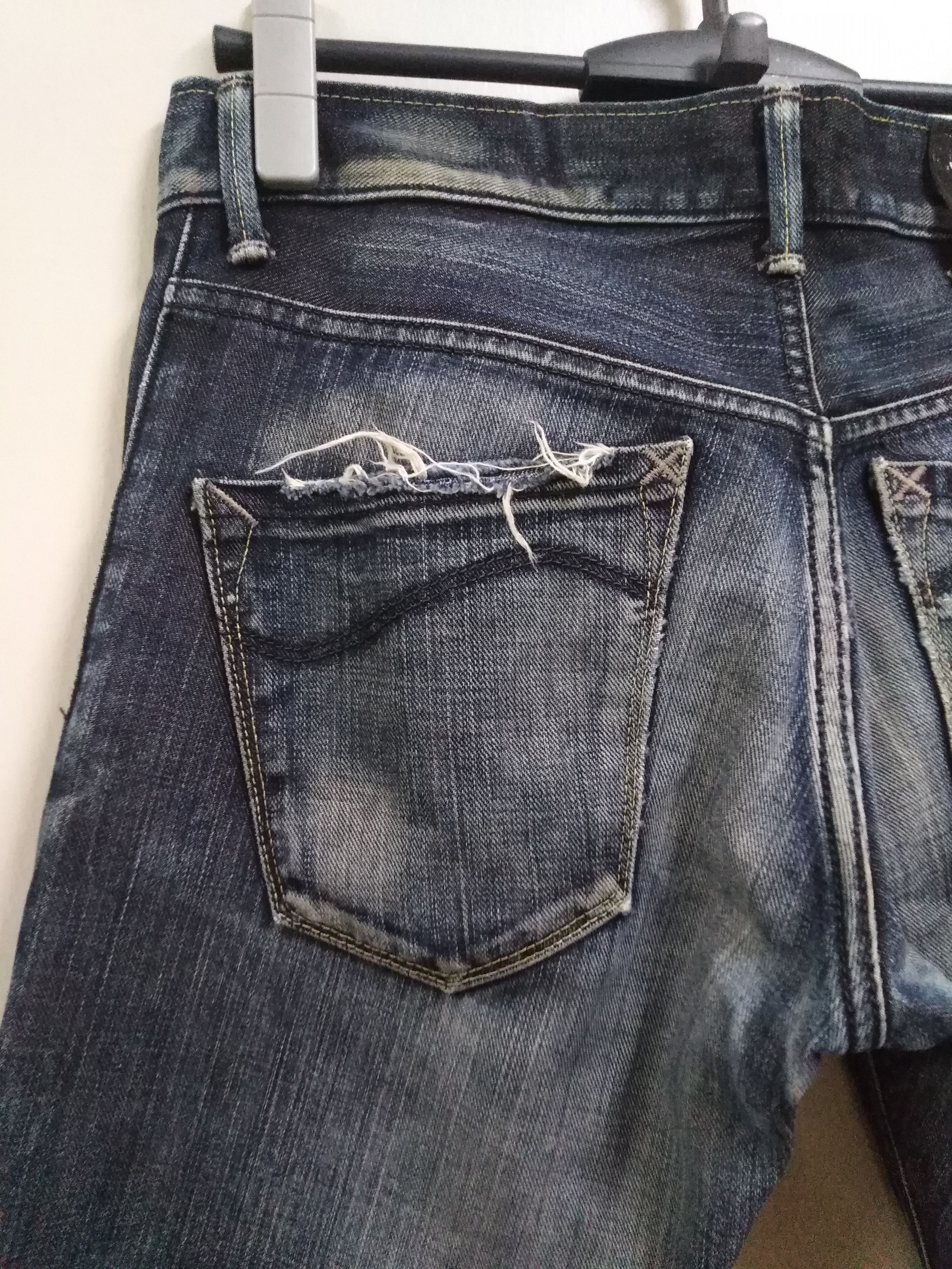 Lee Vintage Made In Japan Rusty Faded Denim Lee Riders Size US 31 - 12 Thumbnail
