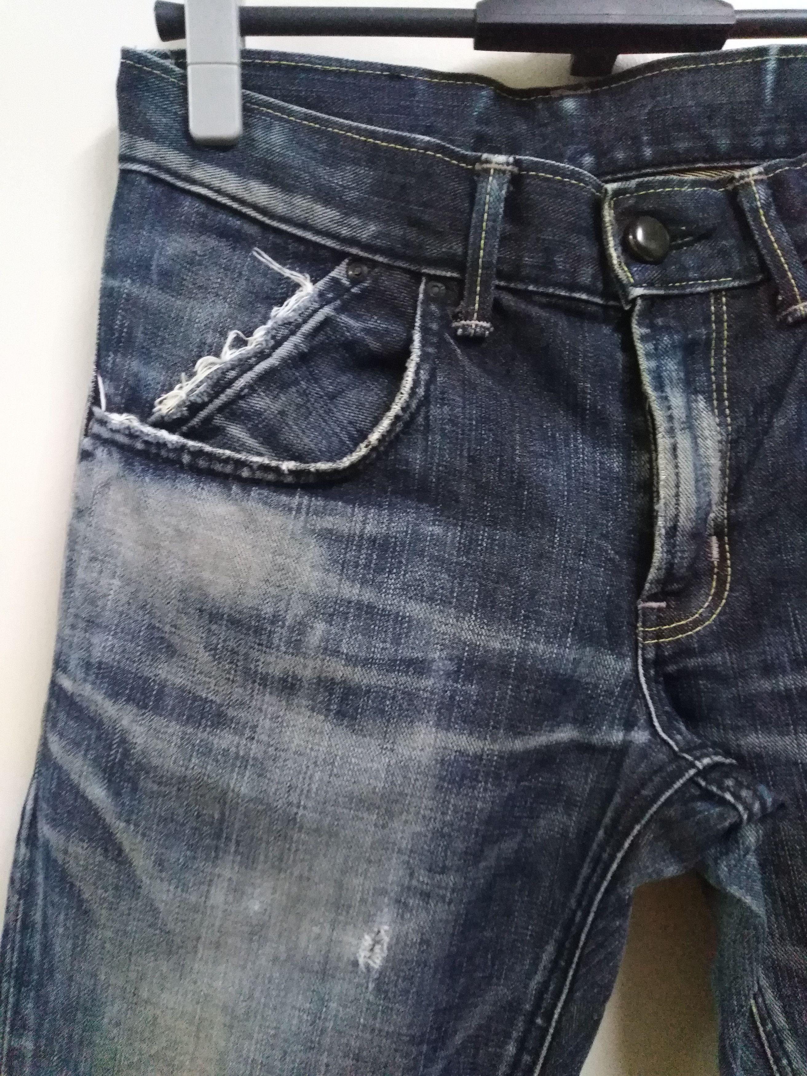 Lee Vintage Made In Japan Rusty Faded Denim Lee Riders Size US 31 - 4 Thumbnail