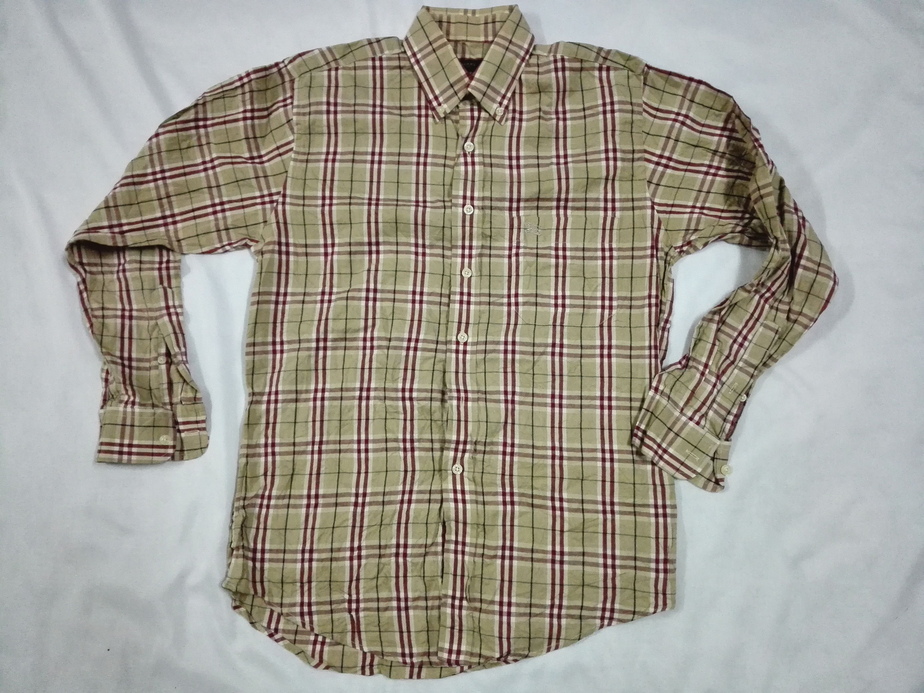 Burberry BURBERRY LONDON BRIT Nova Check Monogram Shirt Size US M / EU 48-50 / 2 - 1 Thumbnail