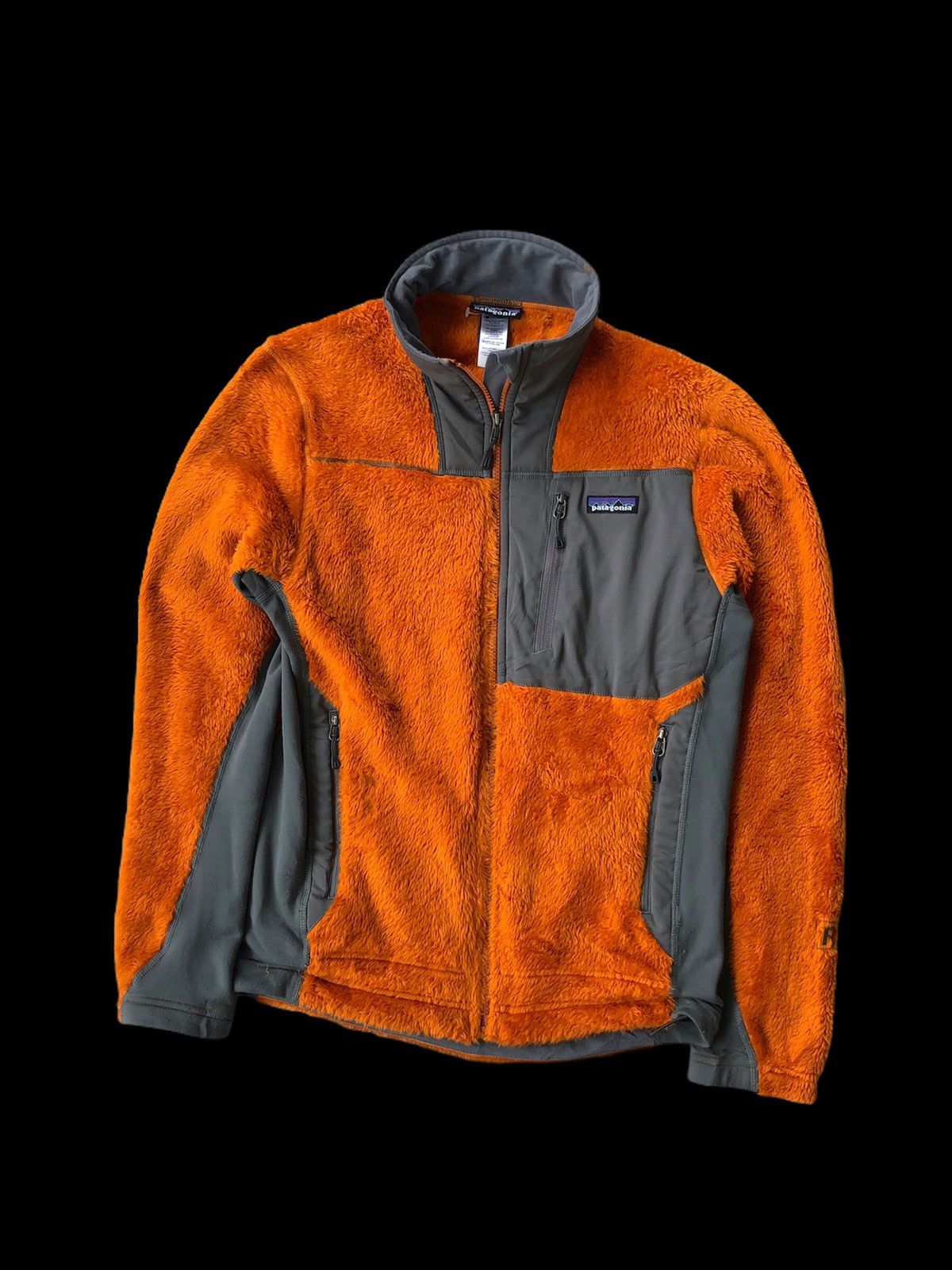 image of Heaty2K Patagonia Mens Deep Pile Retro X Sweater in Orange (Size Small)