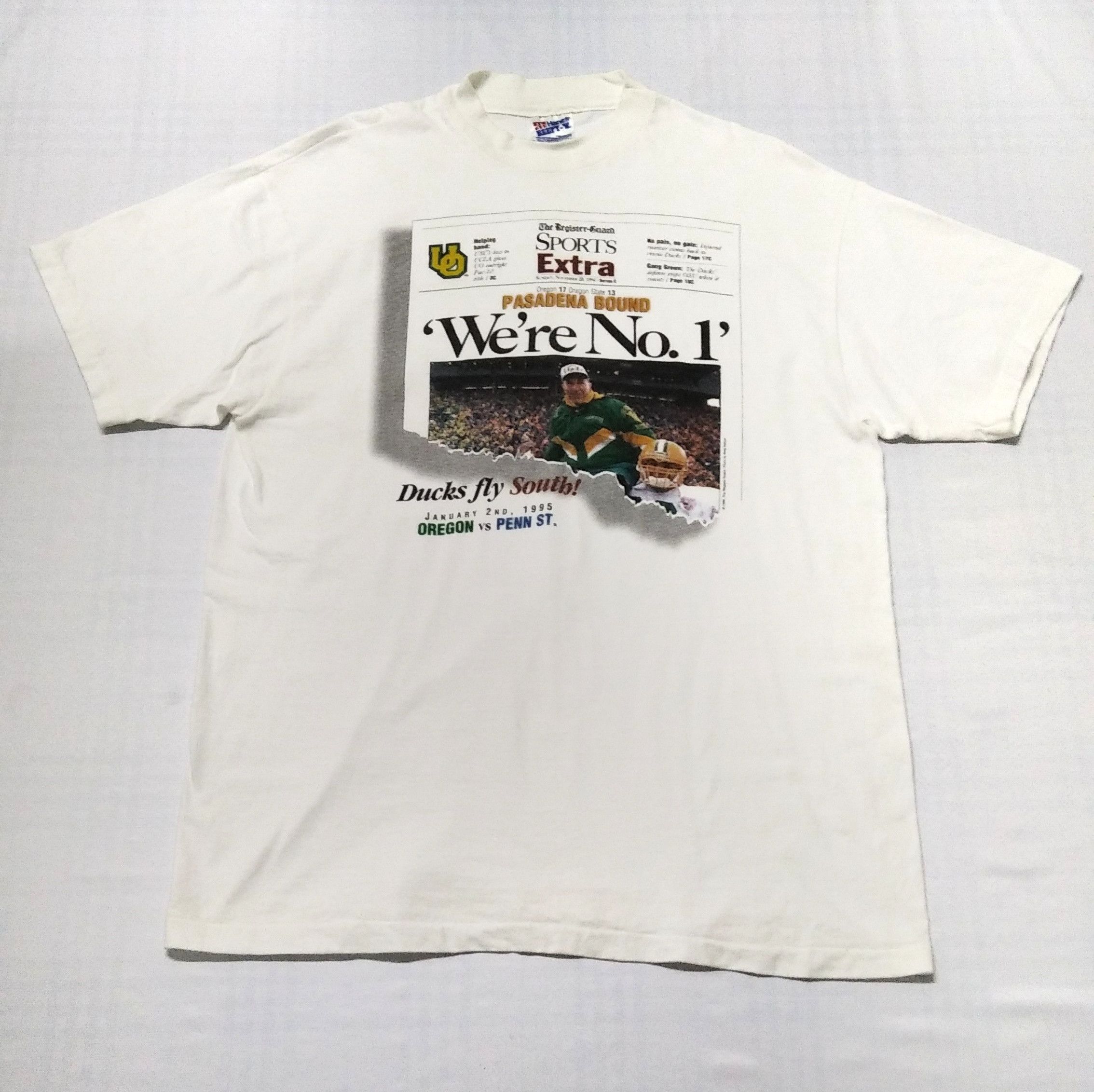 Vintage Vintage 90s American Sport T-shirt Size US L / EU 52-54 / 3 - 1 Thumbnail