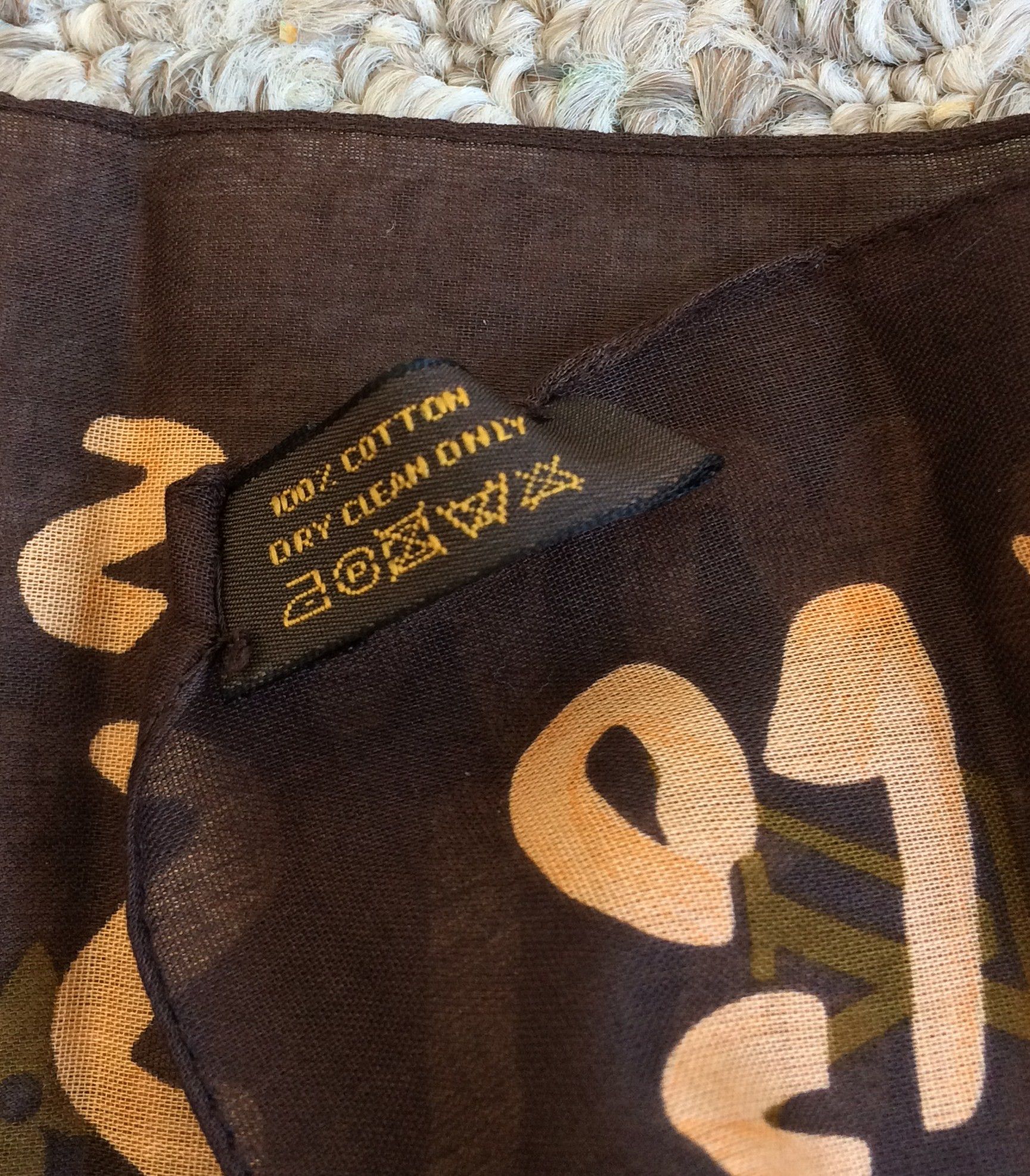 Louis Vuitton × Stephen Sprouse NEW S/S 2001 Louis Vuitton Sprouse Monogram Graffiti Scarf Size ONE SIZE - 7 Thumbnail