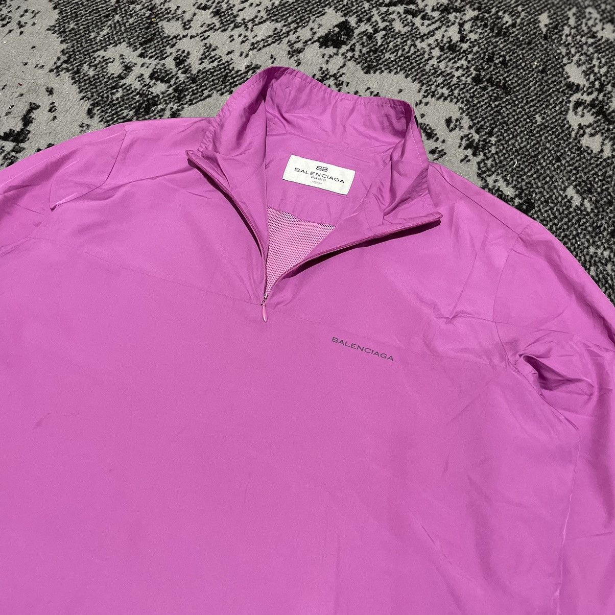 Balenciaga × Vintage Vintage Balenciaga Sport Windbreaker Halfzip Jacket Size US S / EU 44-46 / 1 - 2 Thumbnail