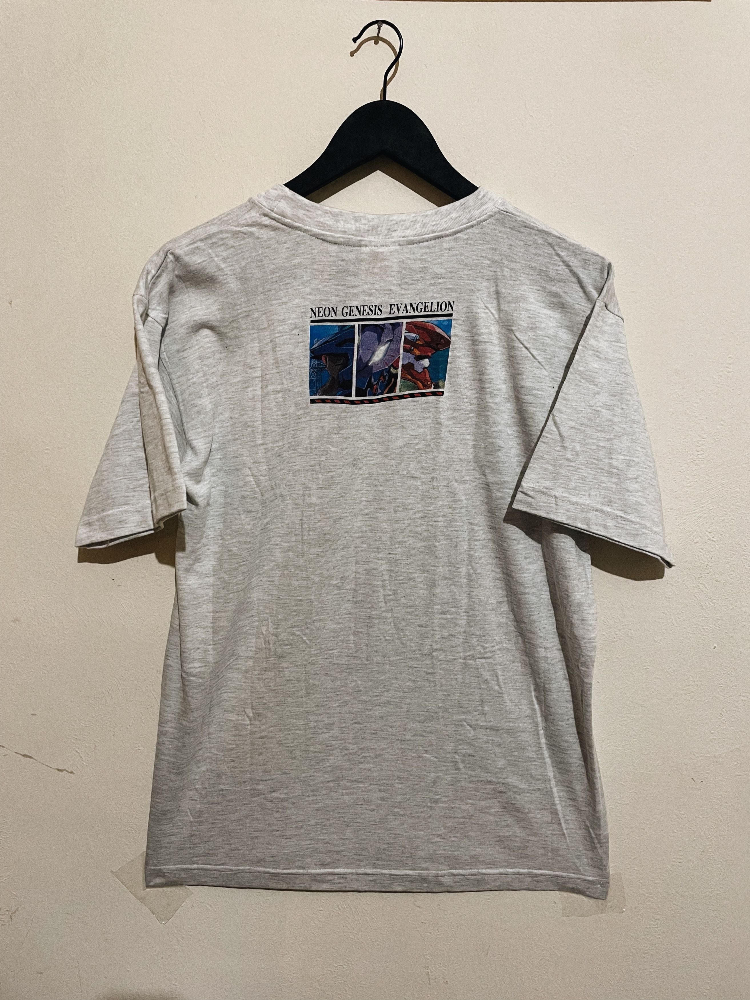 Vintage 1997 Evangelion X SEGA T-shirt Grey
