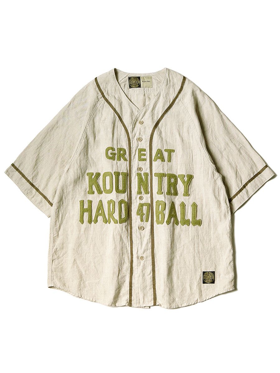 Kapital Kountry Kapital 2022 FW web only Linen GREAT KOUNTRY Baseball Shirt Size US L / EU 52-54 / 3 - 2 Thumbnail