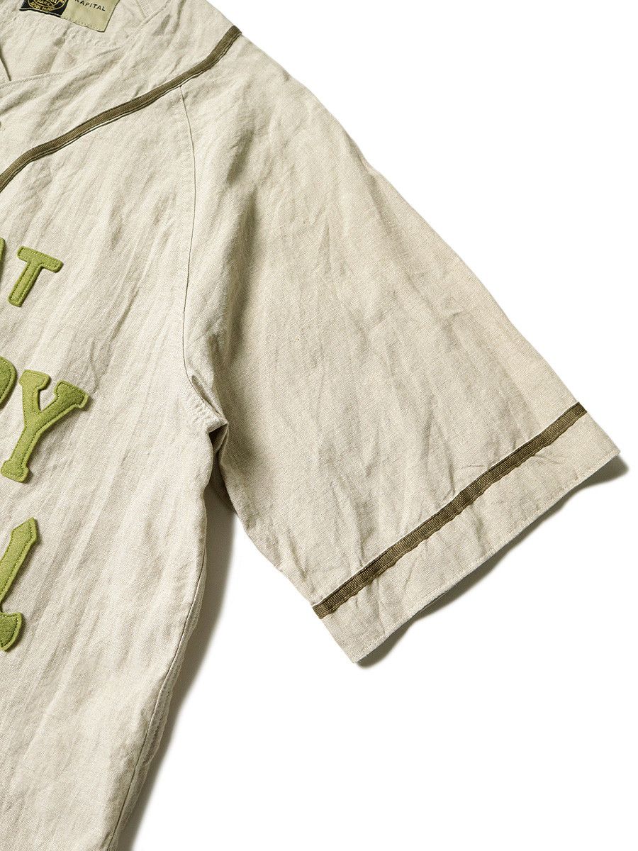 Kapital Kountry Kapital 2022 FW web only Linen GREAT KOUNTRY Baseball Shirt Size US L / EU 52-54 / 3 - 5 Thumbnail