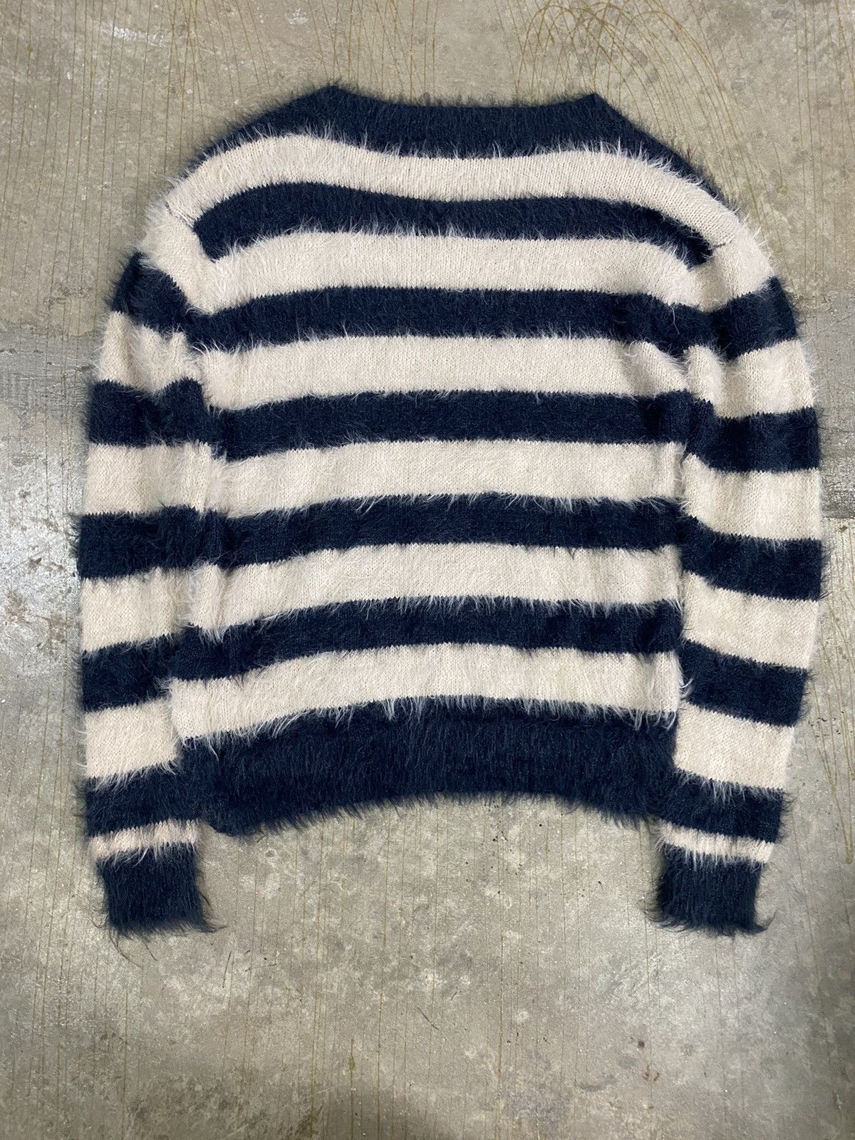General Research Vtg Khalita Japan Shaggy Mohair border knit Size US M / EU 48-50 / 2 - 8 Thumbnail