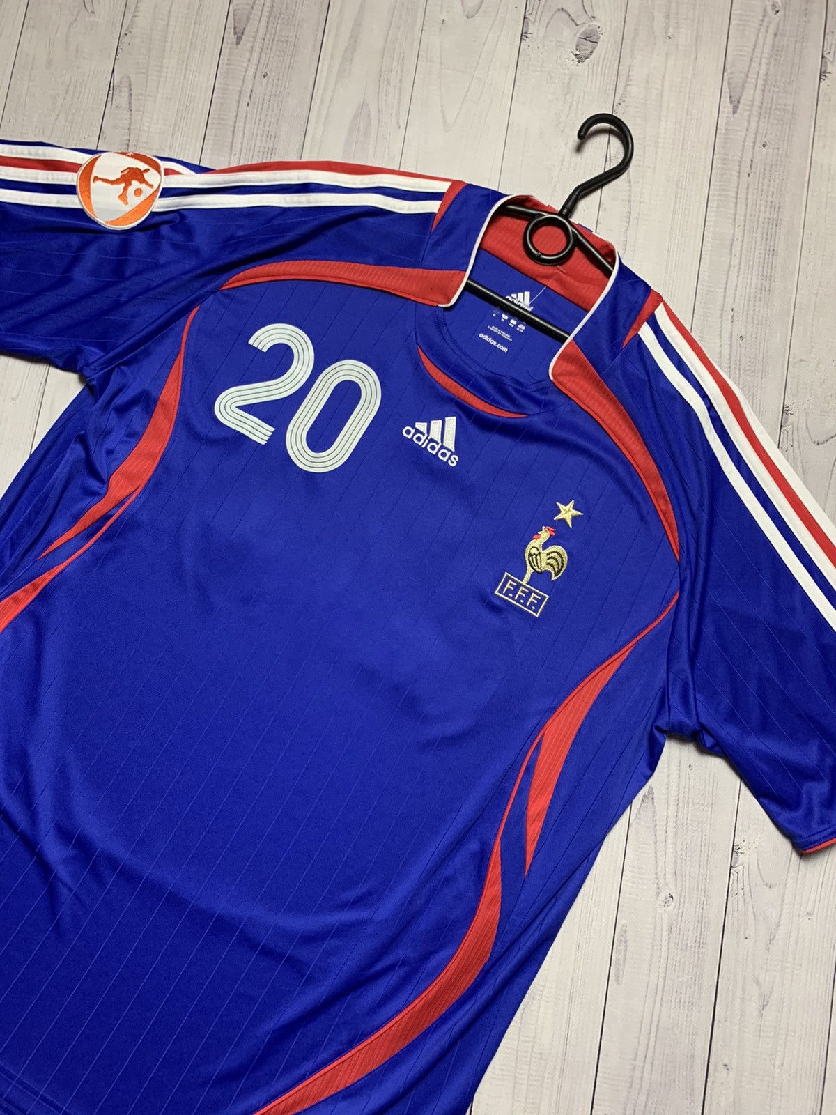 Adidas × Vintage Vintage France soccer jersey adidas 20 Trezeguet size XL Size US XL / EU 56 / 4 - 2 Thumbnail