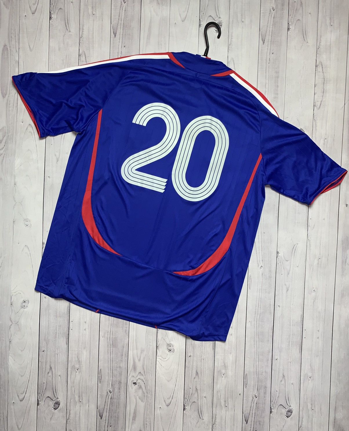Adidas × Vintage Vintage France soccer jersey adidas 20 Trezeguet size XL Size US XL / EU 56 / 4 - 10 Thumbnail