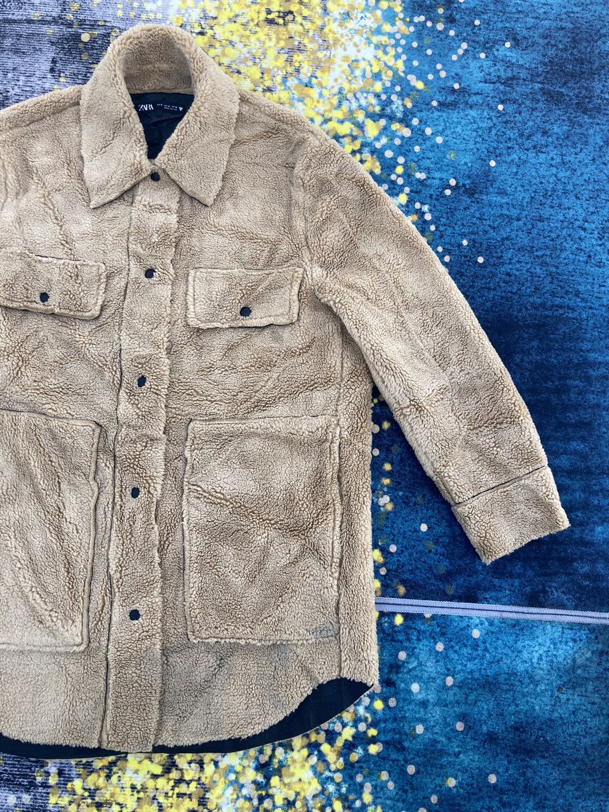 Zara ZARA SHERPA WESTERN JACKET Size US L / EU 52-54 / 3 - 4 Thumbnail
