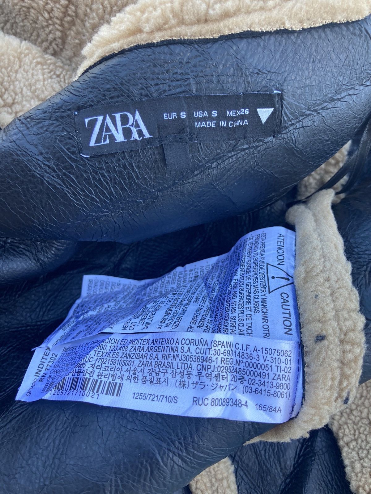 Zara ZARA SHERPA WESTERN JACKET Size US L / EU 52-54 / 3 - 5 Thumbnail