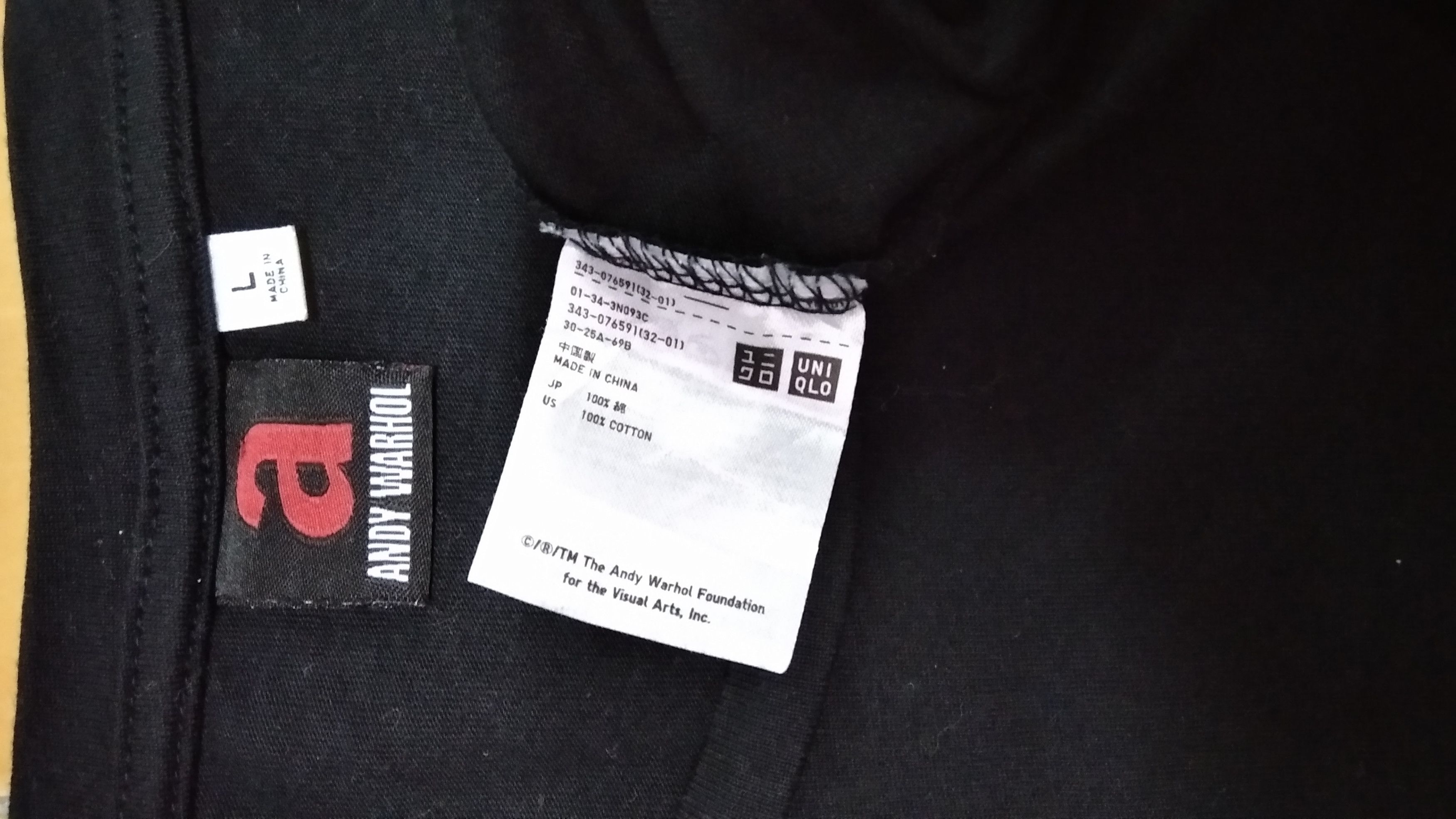 Andy Warhol × Japanese Brand × Vintage Andy Warhol x Uniqlo Japanese Brand Tee Size US L / EU 52-54 / 3 - 6 Thumbnail