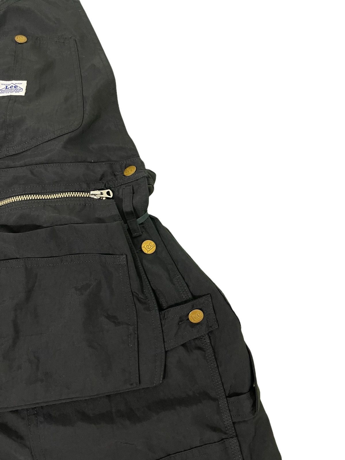 Lee Lee Union Made Nylon Carpenter Overalls 5🟦 Size US 36 / EU 52 - 5 Thumbnail