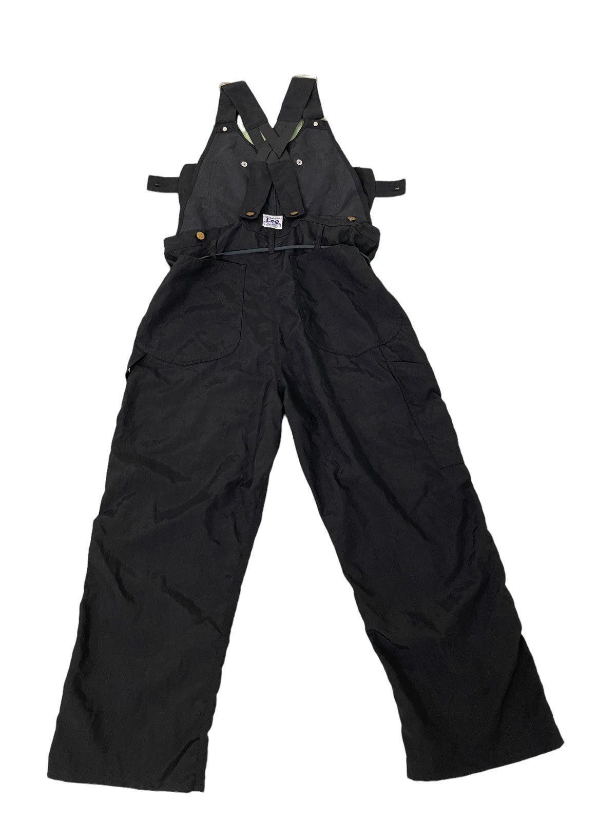 Lee Lee Union Made Nylon Carpenter Overalls 5🟦 Size US 36 / EU 52 - 10 Thumbnail