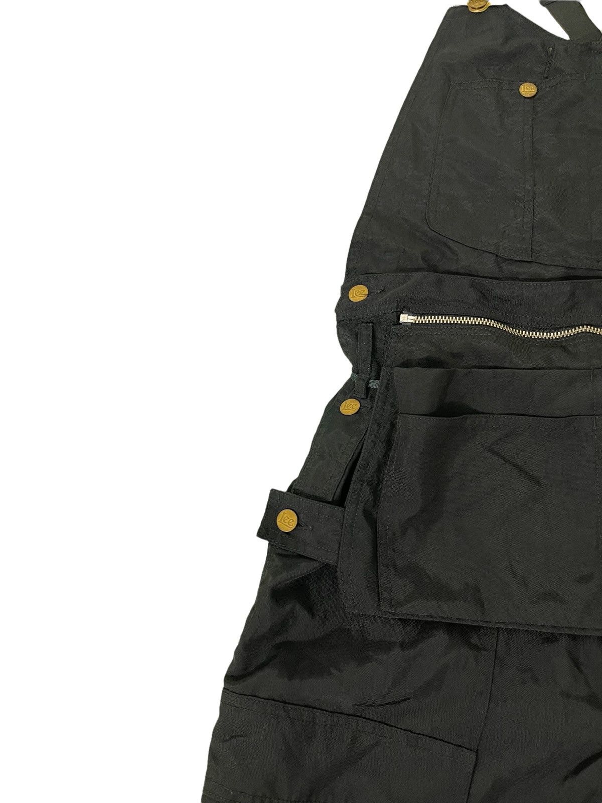 Lee Lee Union Made Nylon Carpenter Overalls 5🟦 Size US 36 / EU 52 - 6 Thumbnail