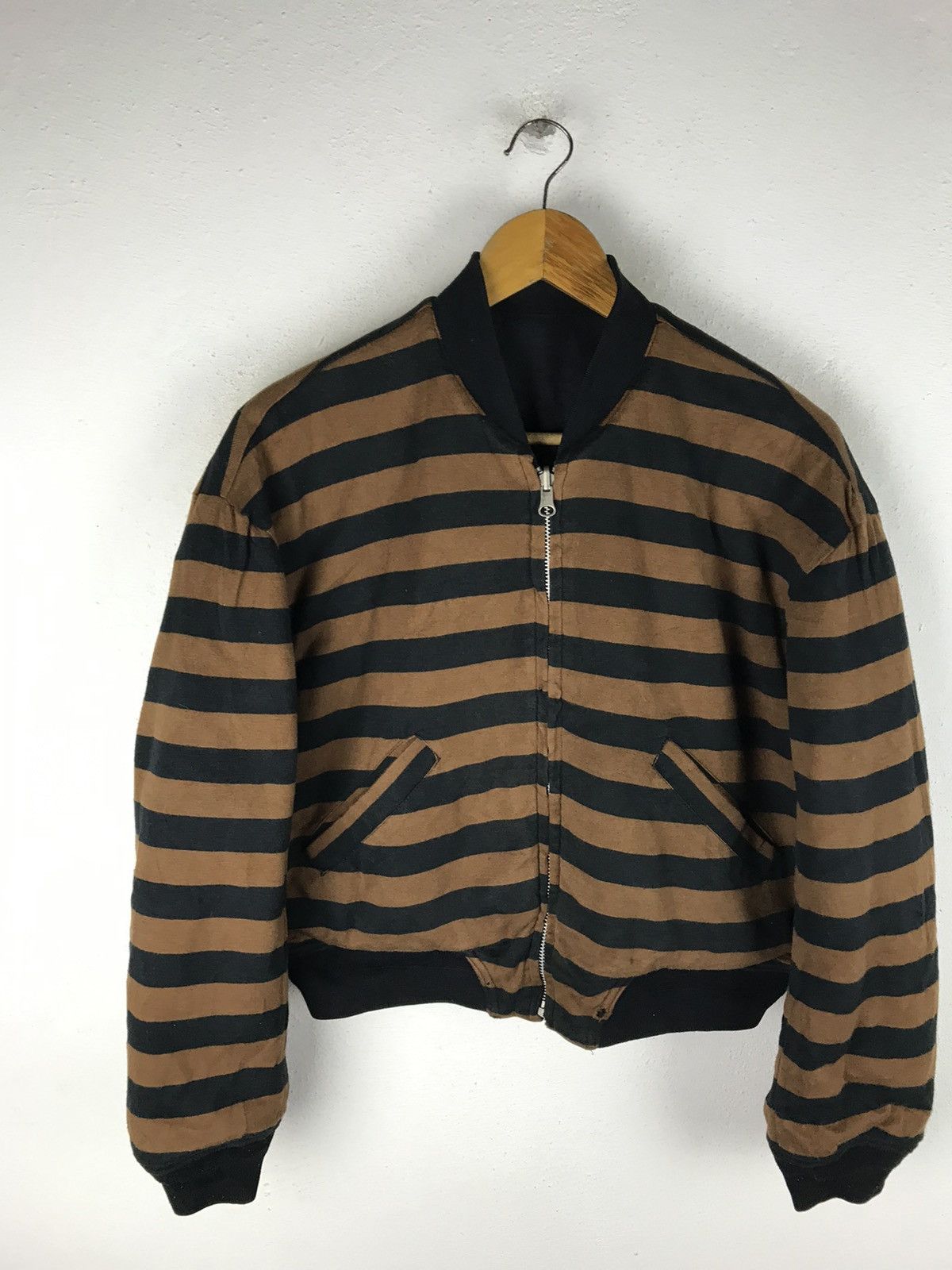 Designer × Japanese Brand ATSUKI ONISHI CROPED BOMBER JACKET MADE IN JAPAN Size US M / EU 48-50 / 2 - 3 Thumbnail