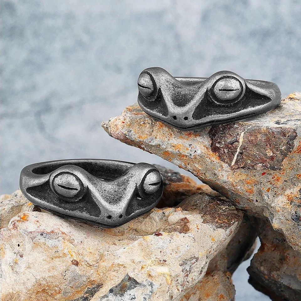 Jewelry Unique Cool Frog Ring Size ONE SIZE - 3 Thumbnail