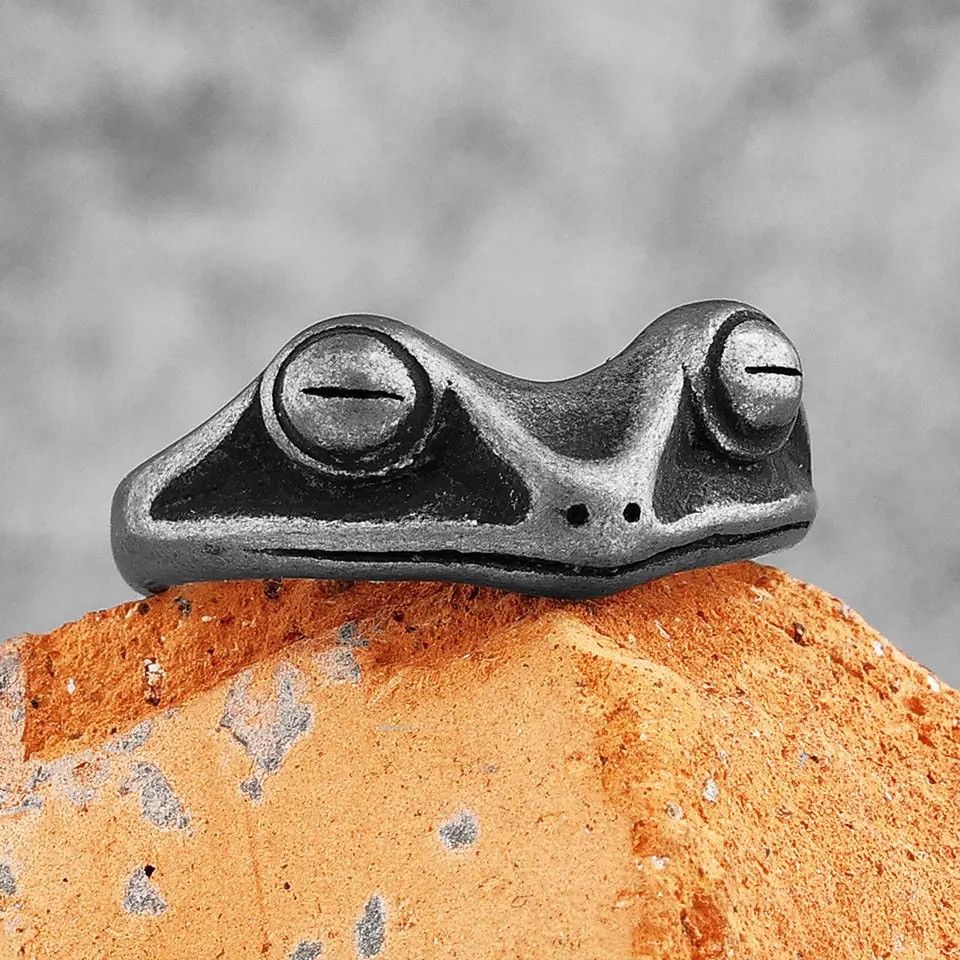Jewelry Unique Cool Frog Ring Size ONE SIZE - 1 Thumbnail