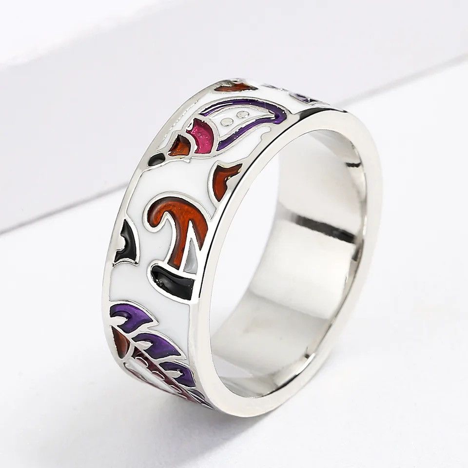 Jewelry Creative Handmade Colorful Bohemian Ring Size ONE SIZE - 1 Thumbnail