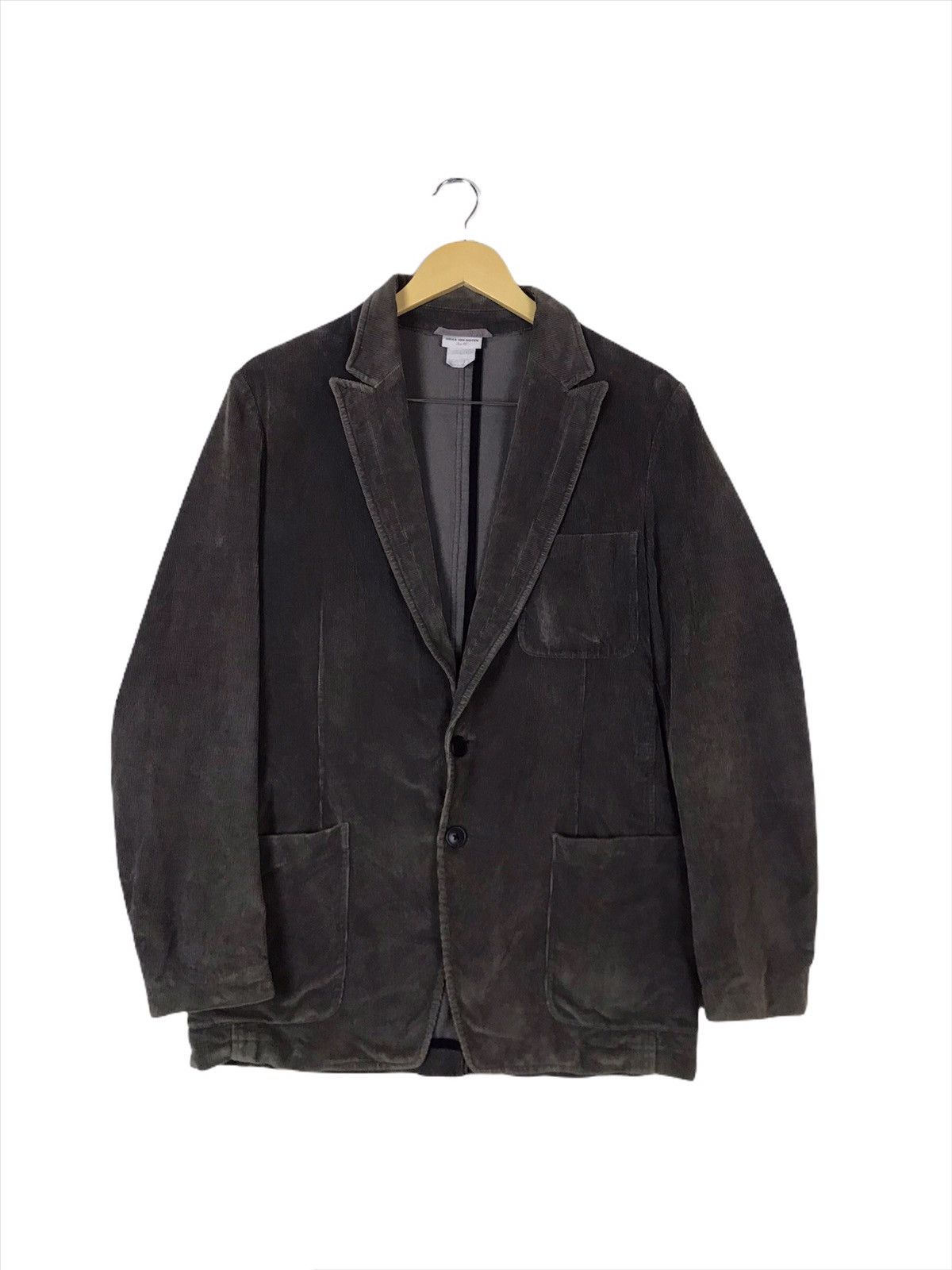 Dries Van Noten Vintage Dries Van Noten Corduroy Blazer Coat Size US S / EU 44-46 / 1 - 1 Thumbnail