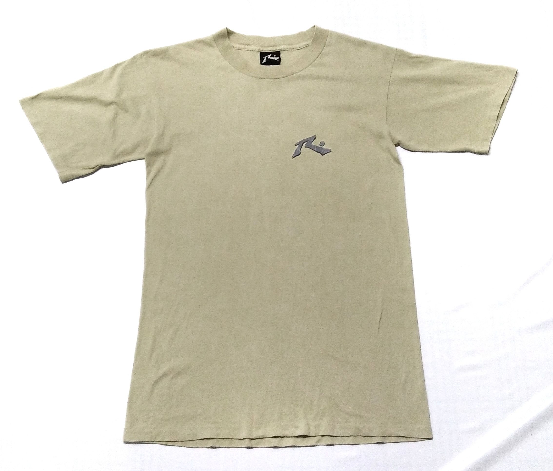 image of Vintage 90's Rusty Streetwear Tee in Cream, Men's (Size Medium)