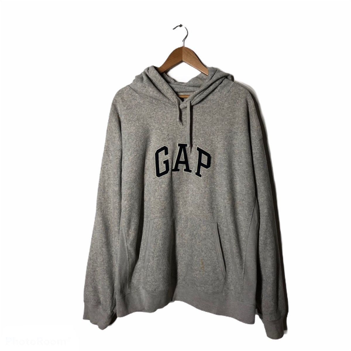 Gap 🔥VINTAGE HOODIE BABY GREY GAP BIG LOGO SPELL OUT PULL OVER Size US XL / EU 56 / 4 - 1 Thumbnail