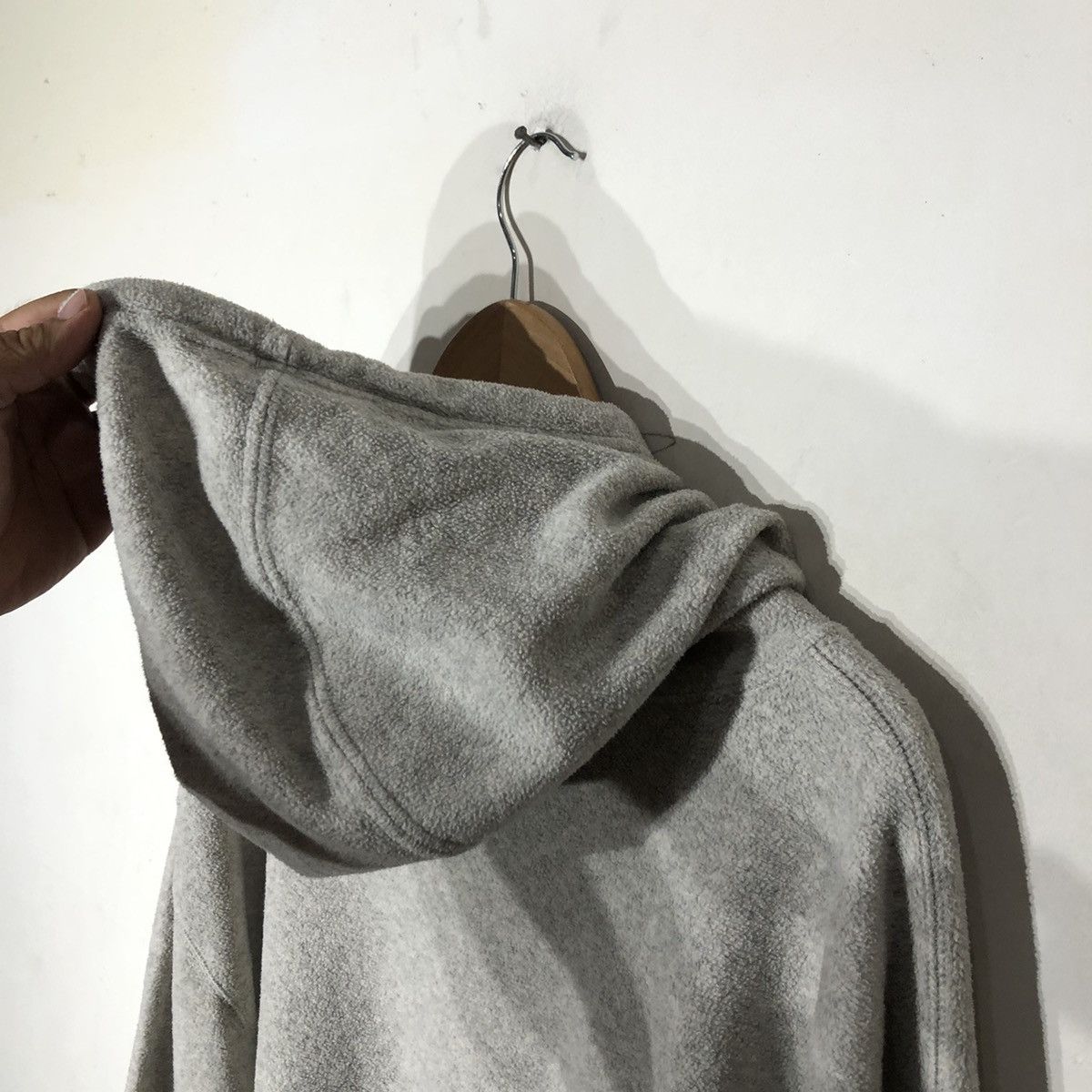 Gap 🔥VINTAGE HOODIE BABY GREY GAP BIG LOGO SPELL OUT PULL OVER Size US XL / EU 56 / 4 - 8 Thumbnail