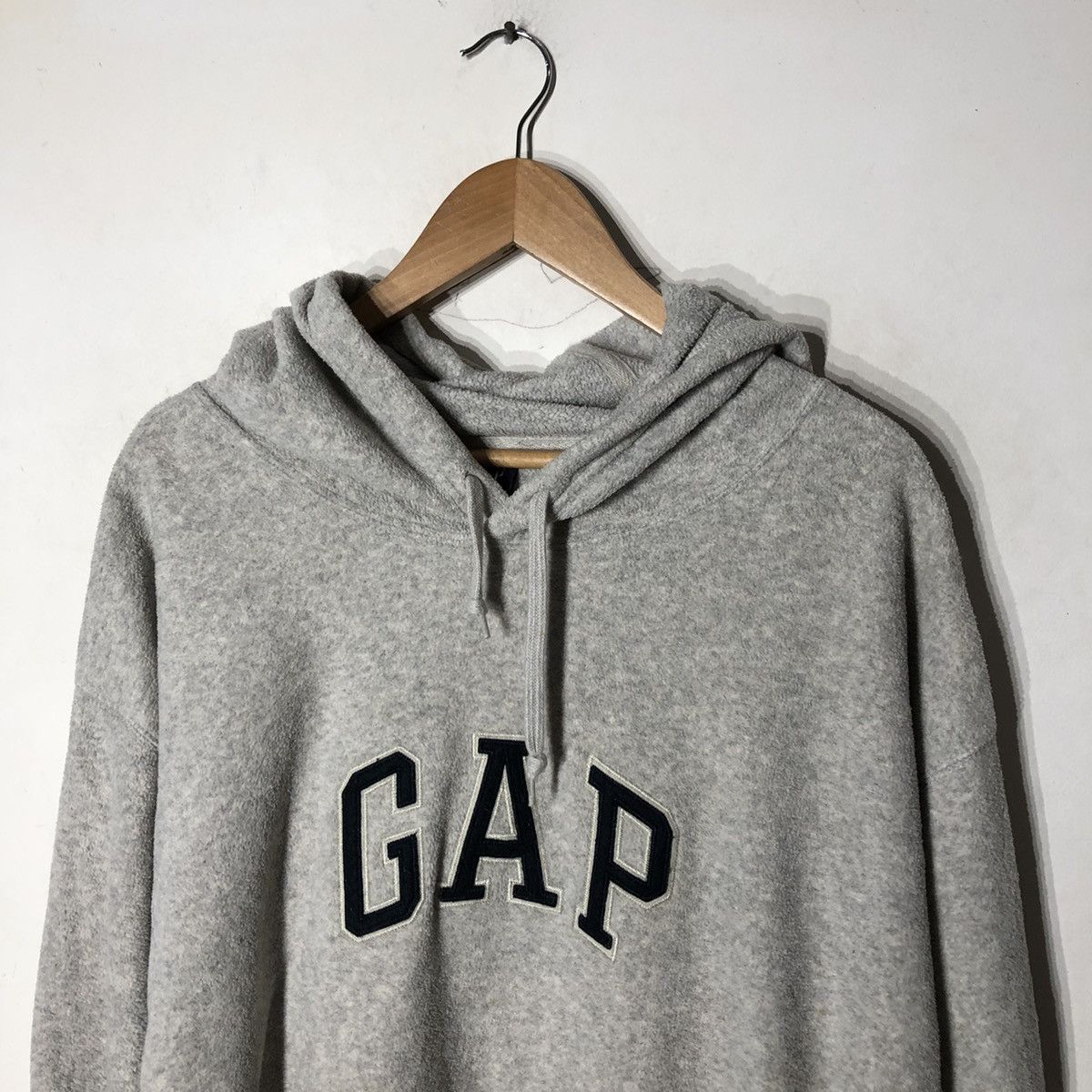 Gap 🔥VINTAGE HOODIE BABY GREY GAP BIG LOGO SPELL OUT PULL OVER Size US XL / EU 56 / 4 - 4 Thumbnail