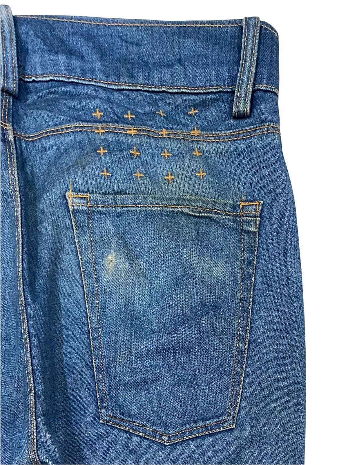 image of Avant Garde Need Goneksubi Chitch Skinny Jeans 30X31 in Blue, Men's