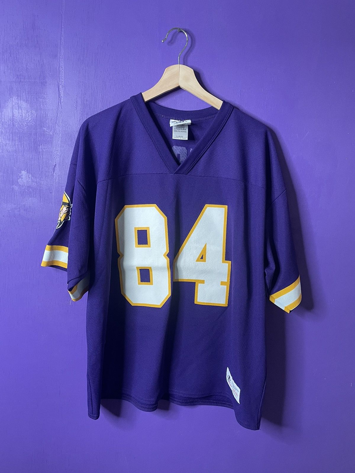 90's Randy Moss Minnesota Vikings Logo Athletic NFL Jersey Size Youth XL –  Rare VNTG