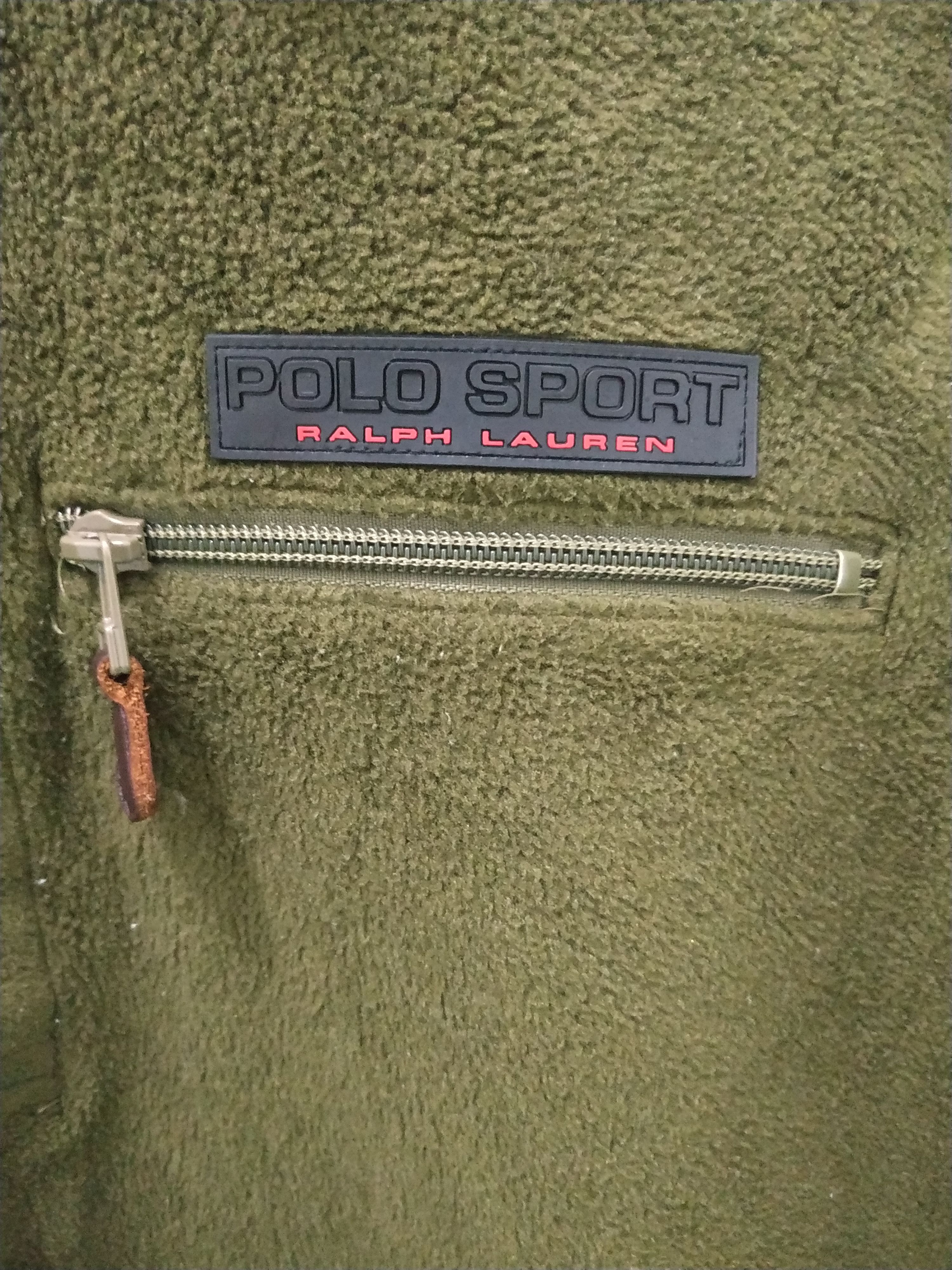 Polo Ralph Lauren × Ralph Lauren × Vintage Polo Sport Ralph Lauren Fleece Sweatshirt Jacket Size US M / EU 48-50 / 2 - 4 Thumbnail