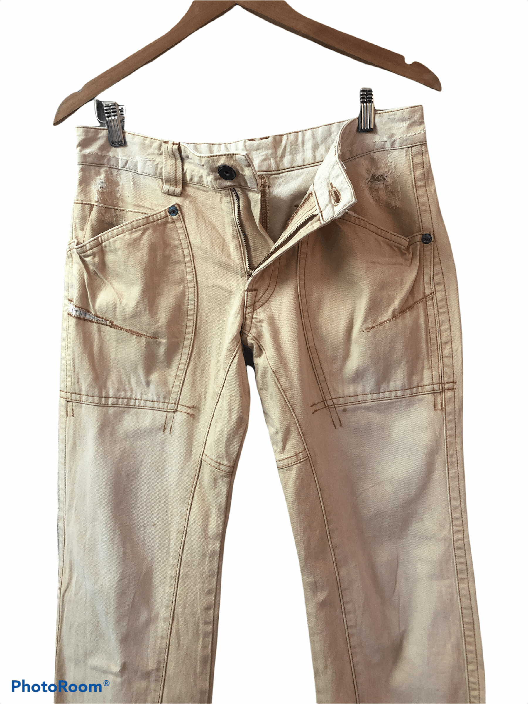 Japanese Brand × Vintage Japanese Brand Backnumber Sun Faded Denim Pants Size US 32 / EU 48 - 4 Thumbnail