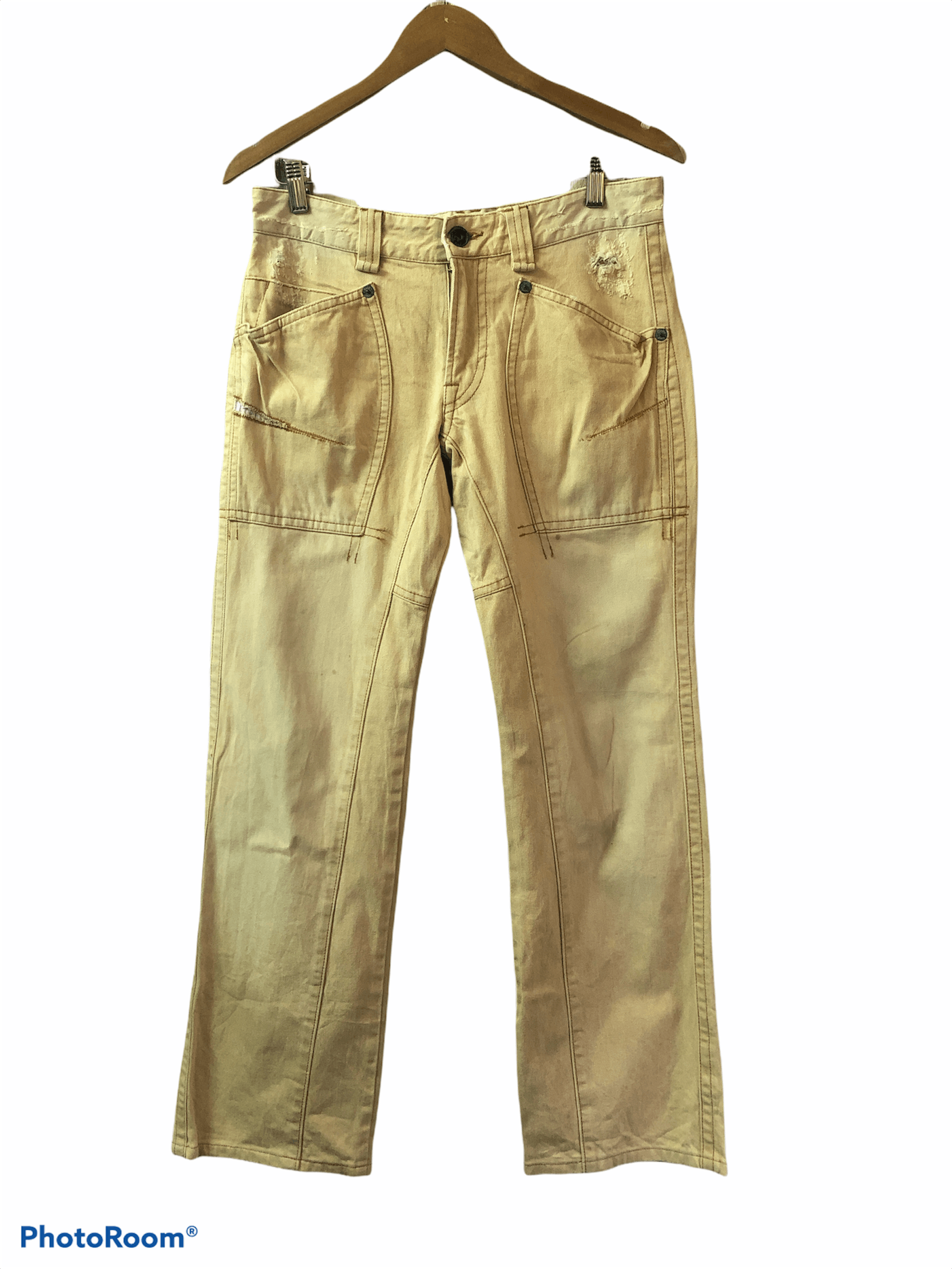Japanese Brand × Vintage Japanese Brand Backnumber Sun Faded Denim Pants Size US 32 / EU 48 - 1 Thumbnail